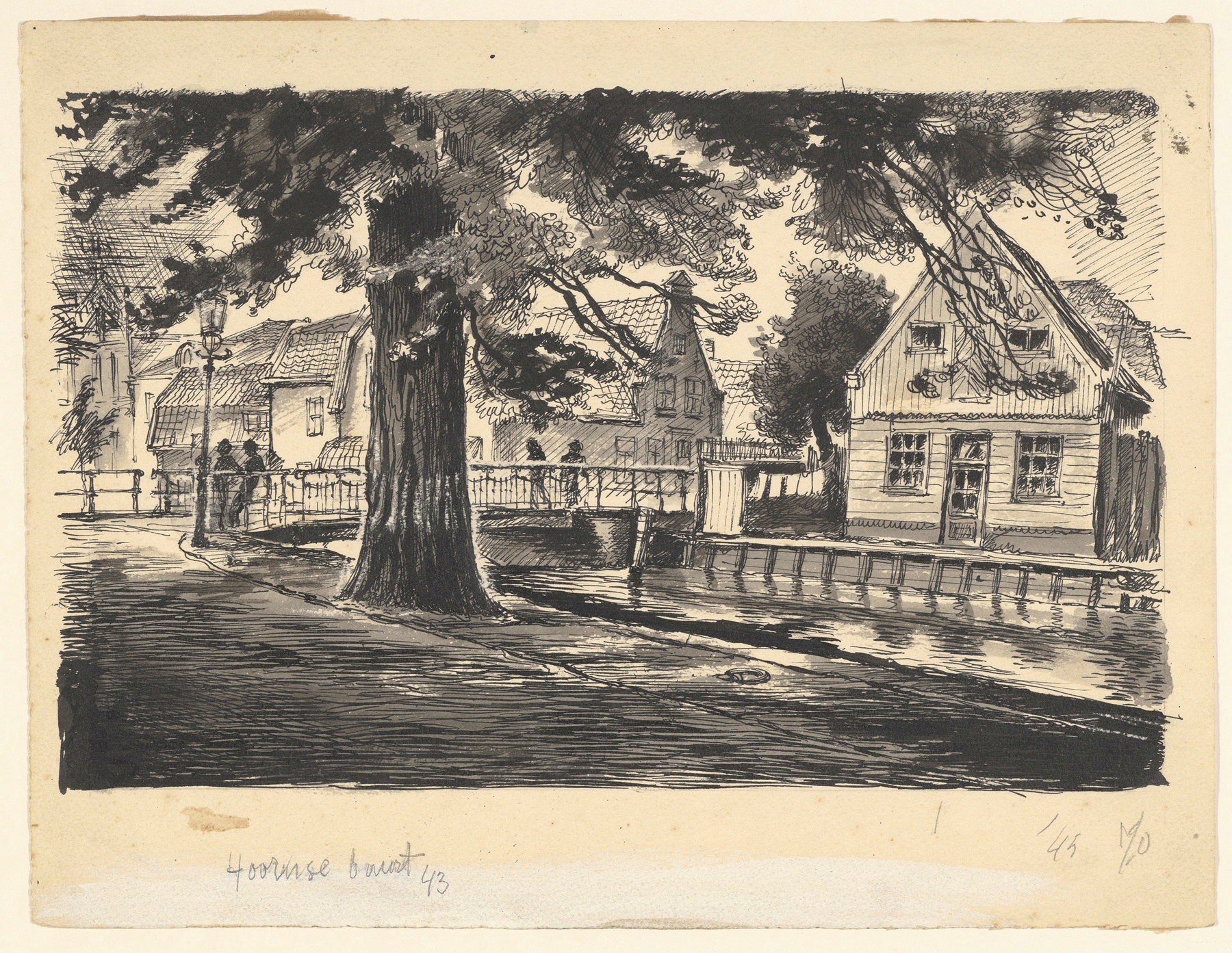 Gezicht op de Hoornsebuurt., by Maarten Oortwijn, public domain