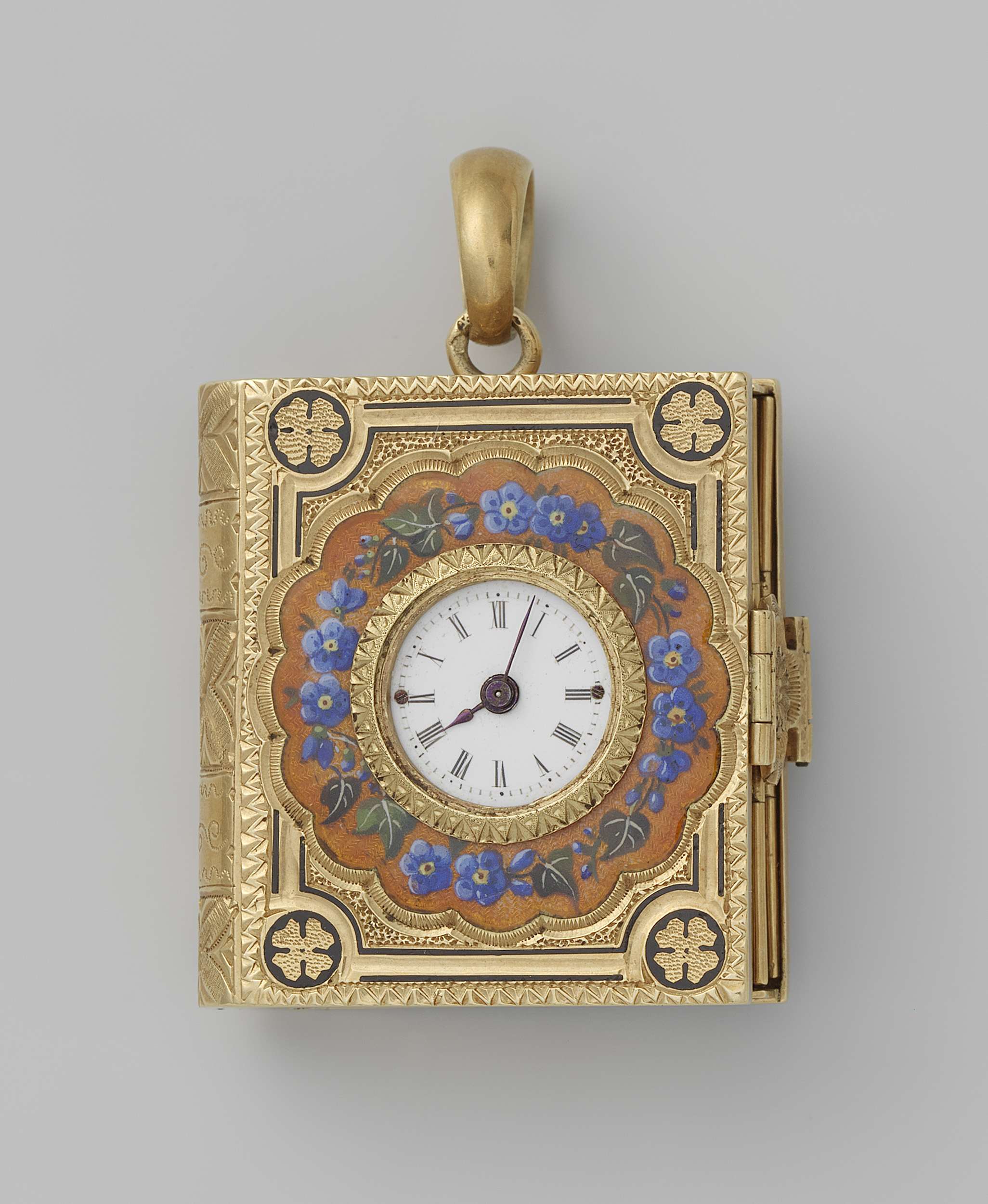 Book-shaped Watch, by Unknown Artist, public domain