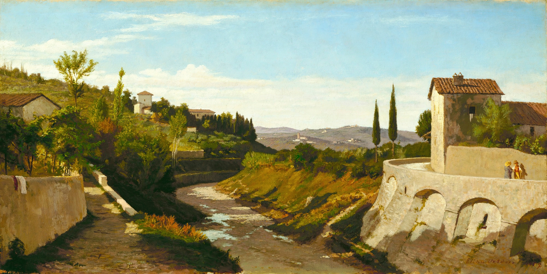 Fiesole, by Elihu Vedder, public domain