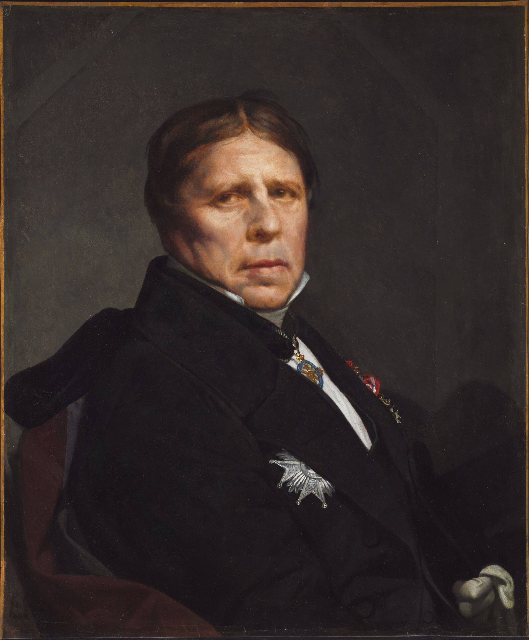 Self-Portrait, by Jean-Auguste-Dominique Ingres, public domain