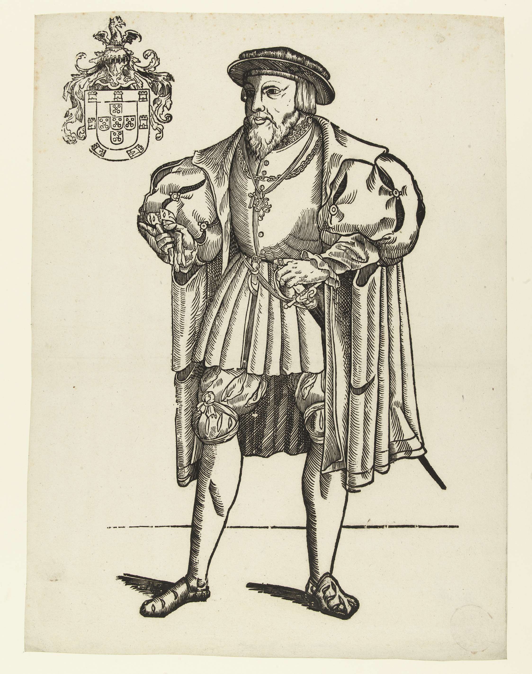 Portret van Johannes III van Portugal, by Cornelis Anthonisz., public domain