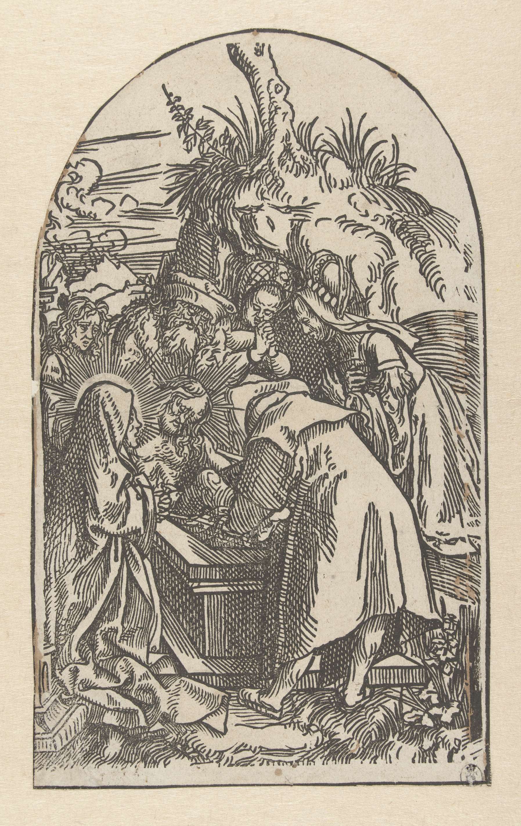 Graflegging, by Jacob Cornelisz van Oostsanen, public domain