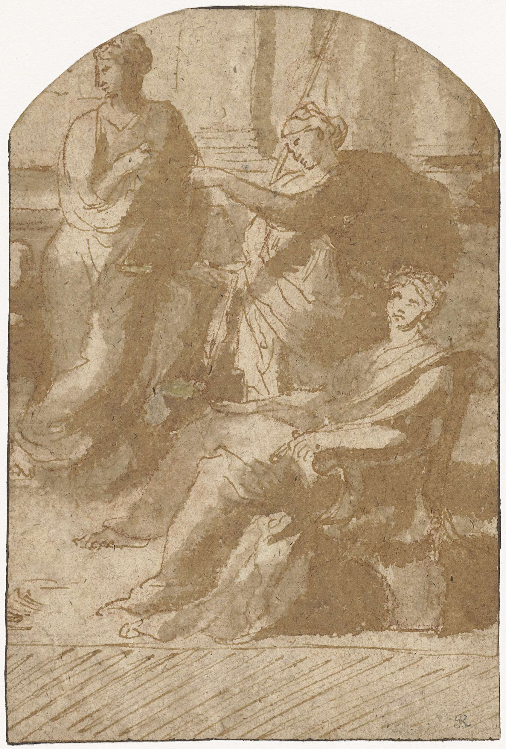 Allegorie van Gerechtigheid, by Nicolas Poussin, public domain