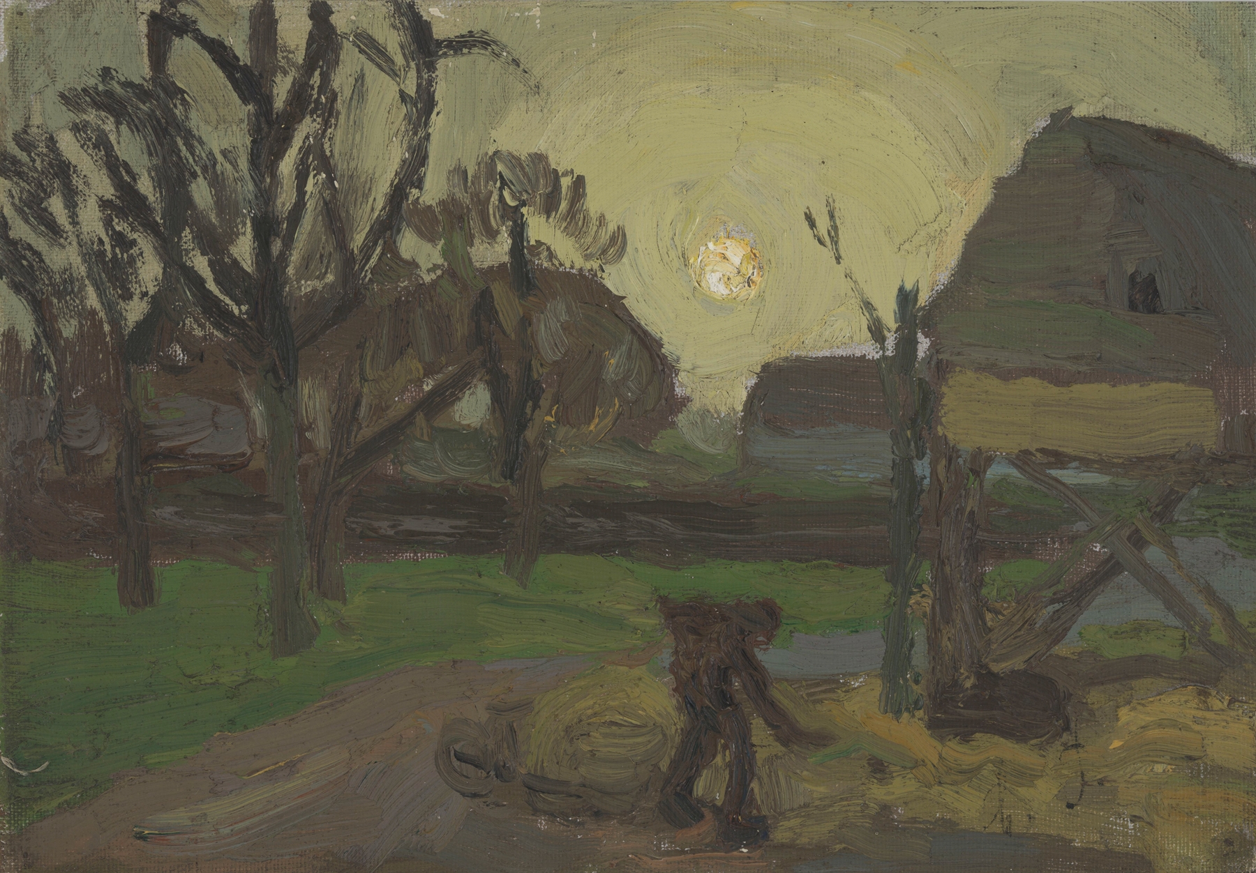 Hoeve, by Constant Permeke, public domain