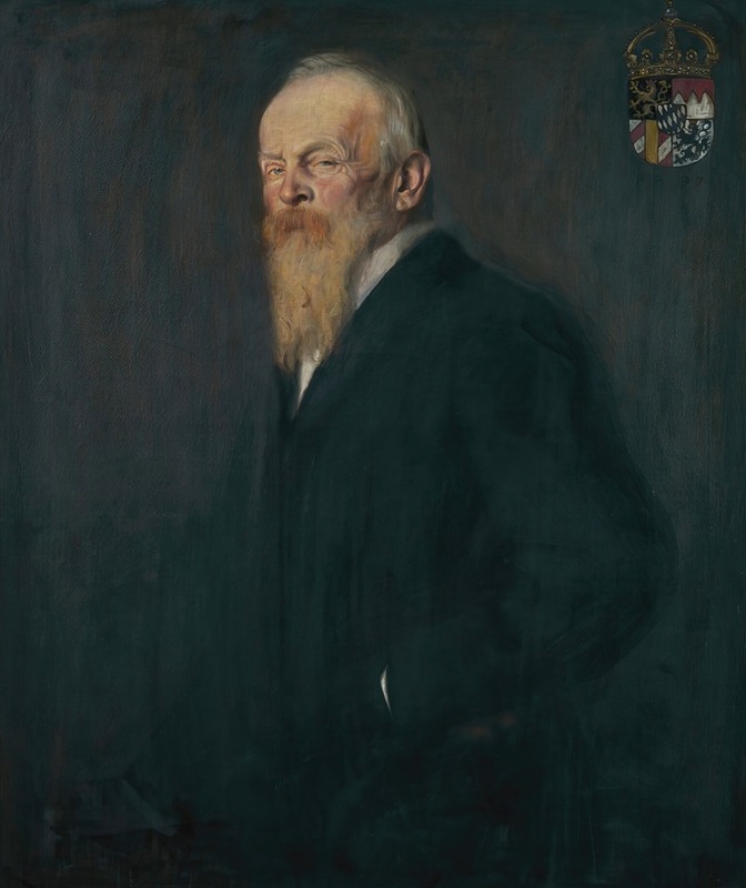 Portrait of Prince Regent Luitpold of Bavaria by Franz von Stuck.