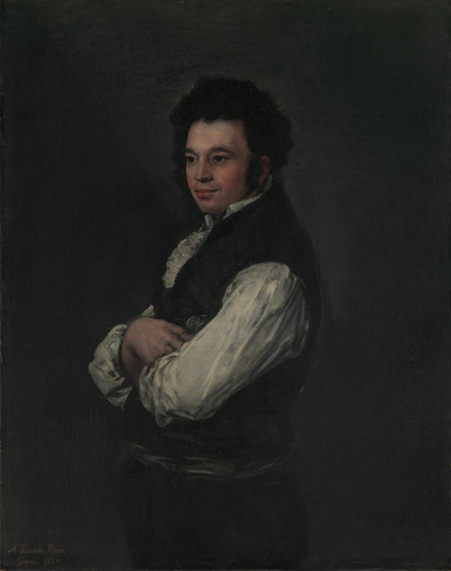 Portrait of Tiburcio Pérez y Cuervo by Francisco de Goya.