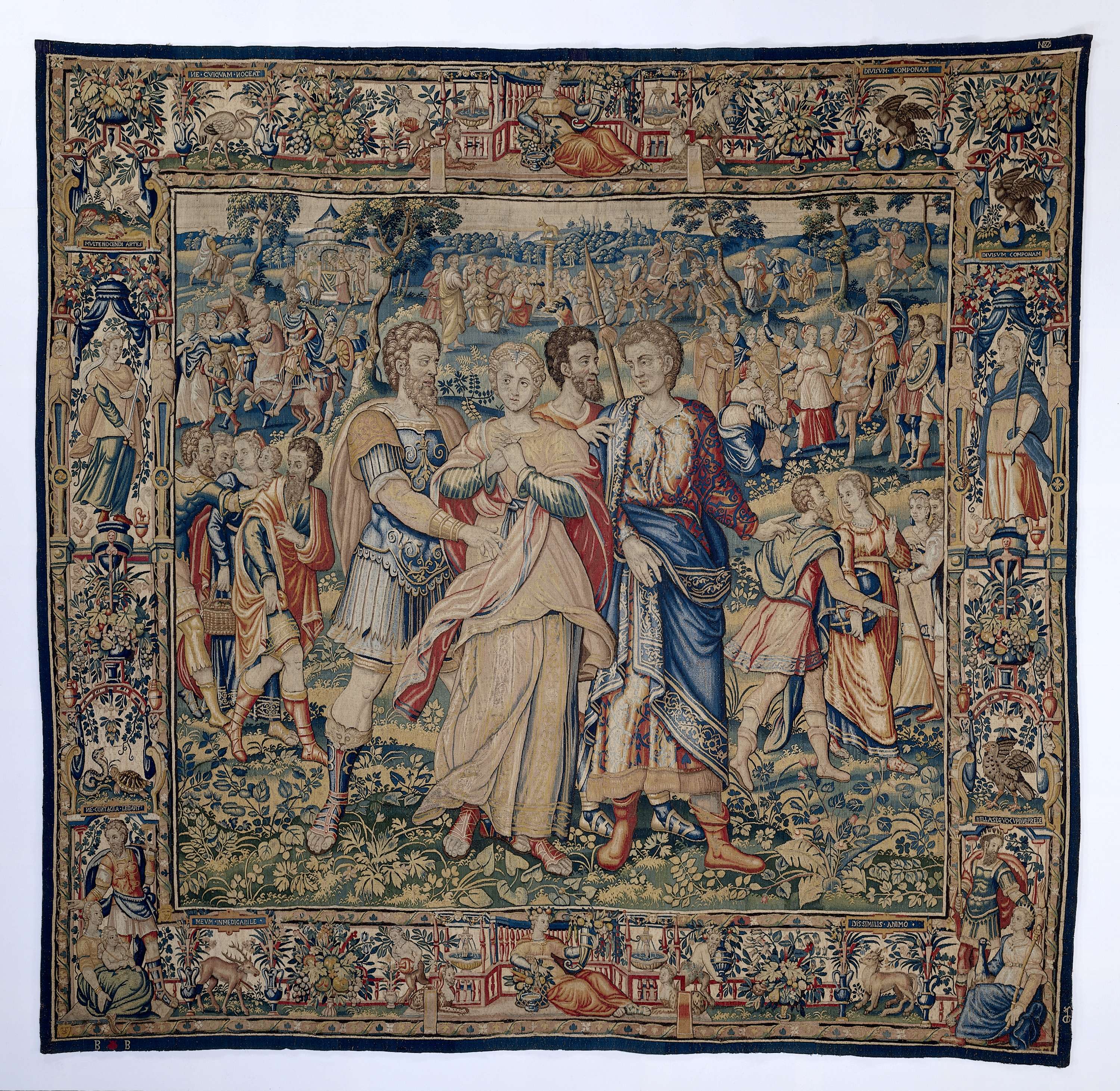 Tapestry depicting Tobit and Anna in exile, by Frans Geubels