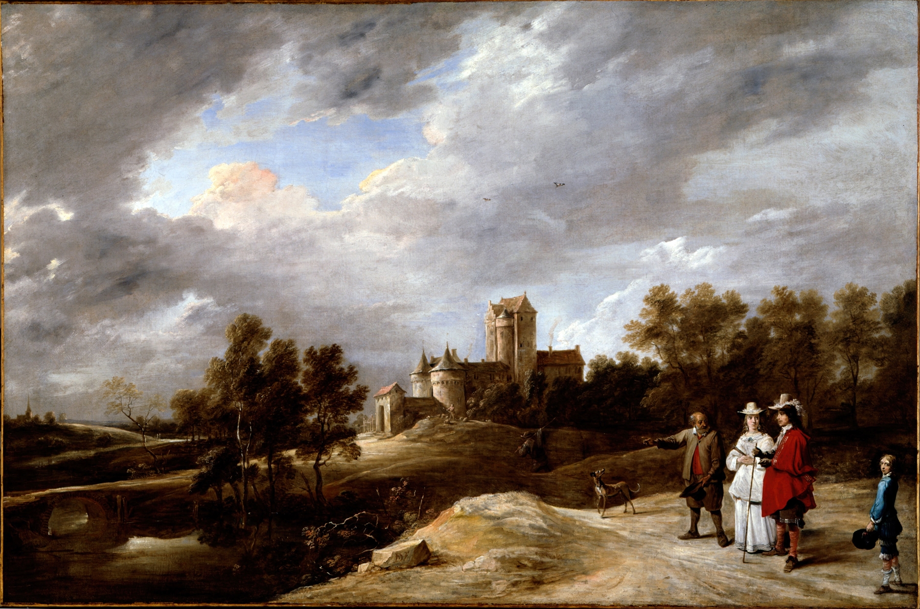 A Castle and its Proprietors, by David Teniers the Younger, public domain
