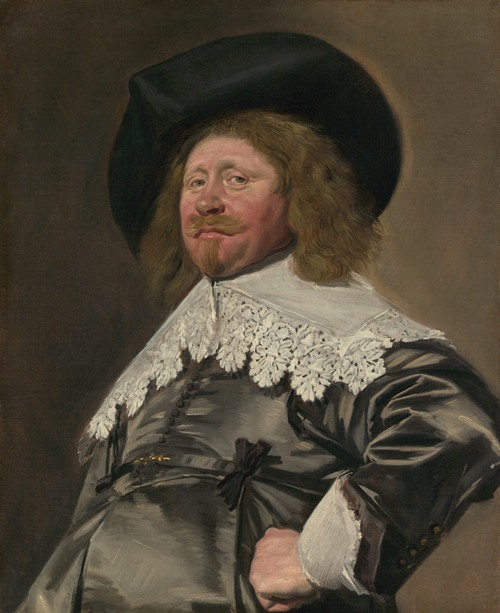 Frans Hals' 'Portrait of a Man' captures a distinguished figure with vibrant colors and dynamic brushwork.