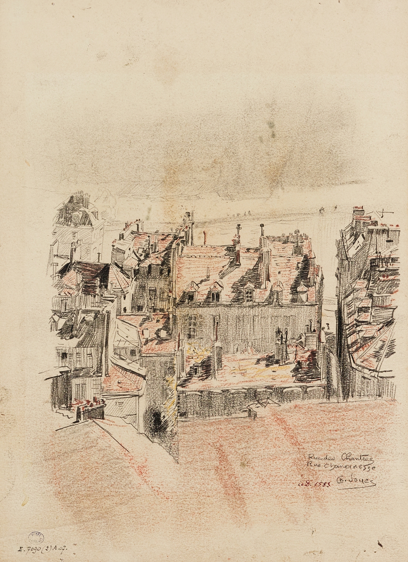 Rue des Chantres et rue Chanoinesse, by Charles Jouas, public domain