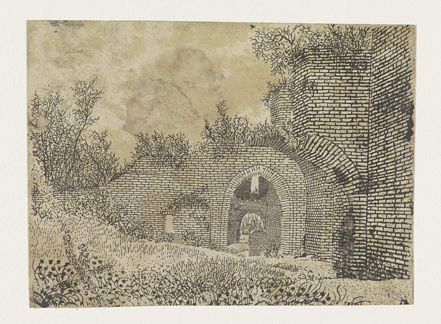 Ruins of Brederode Castle, by Hercules Segers, public domain