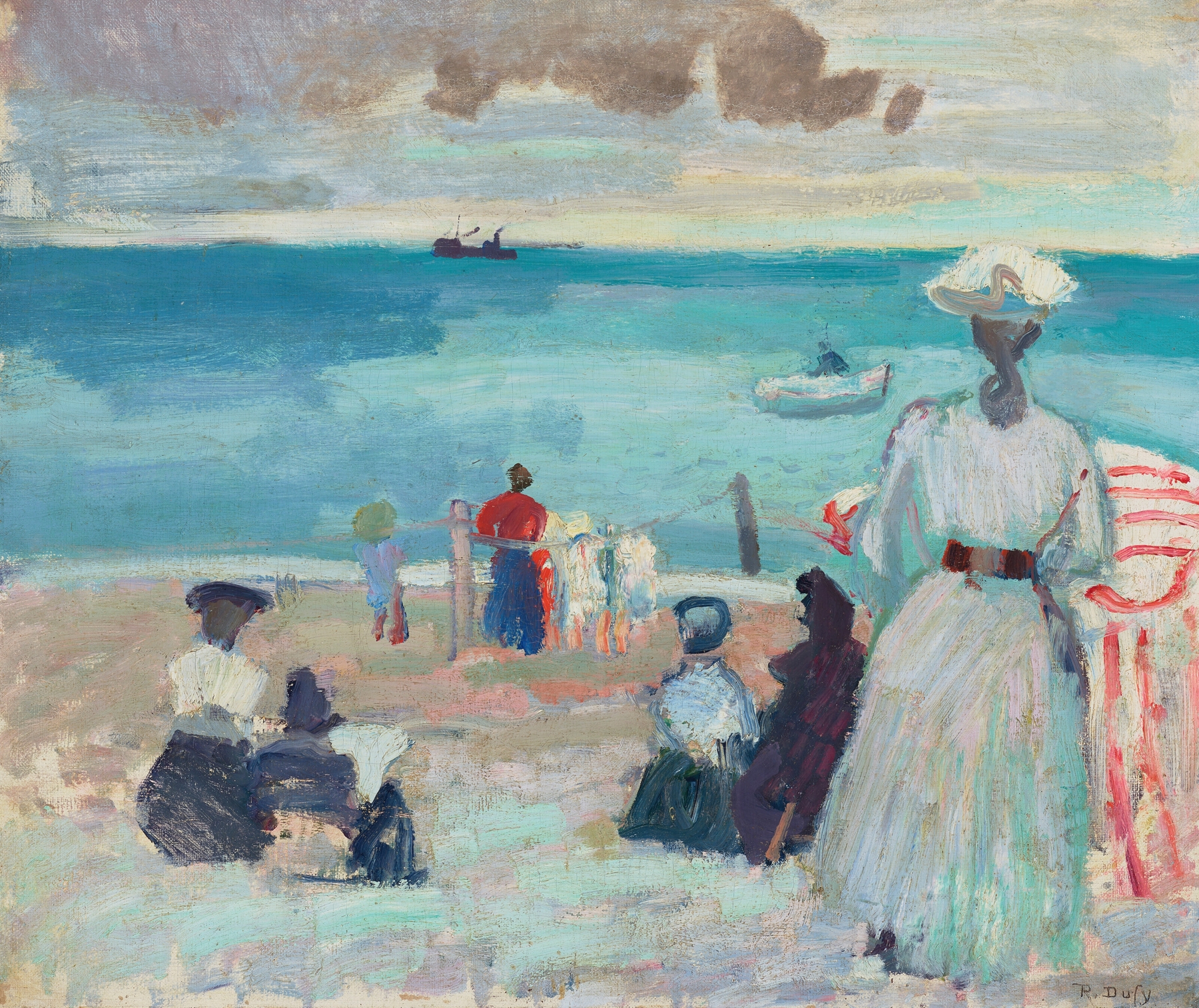 La Plage, by Raoul Dufy, public domain