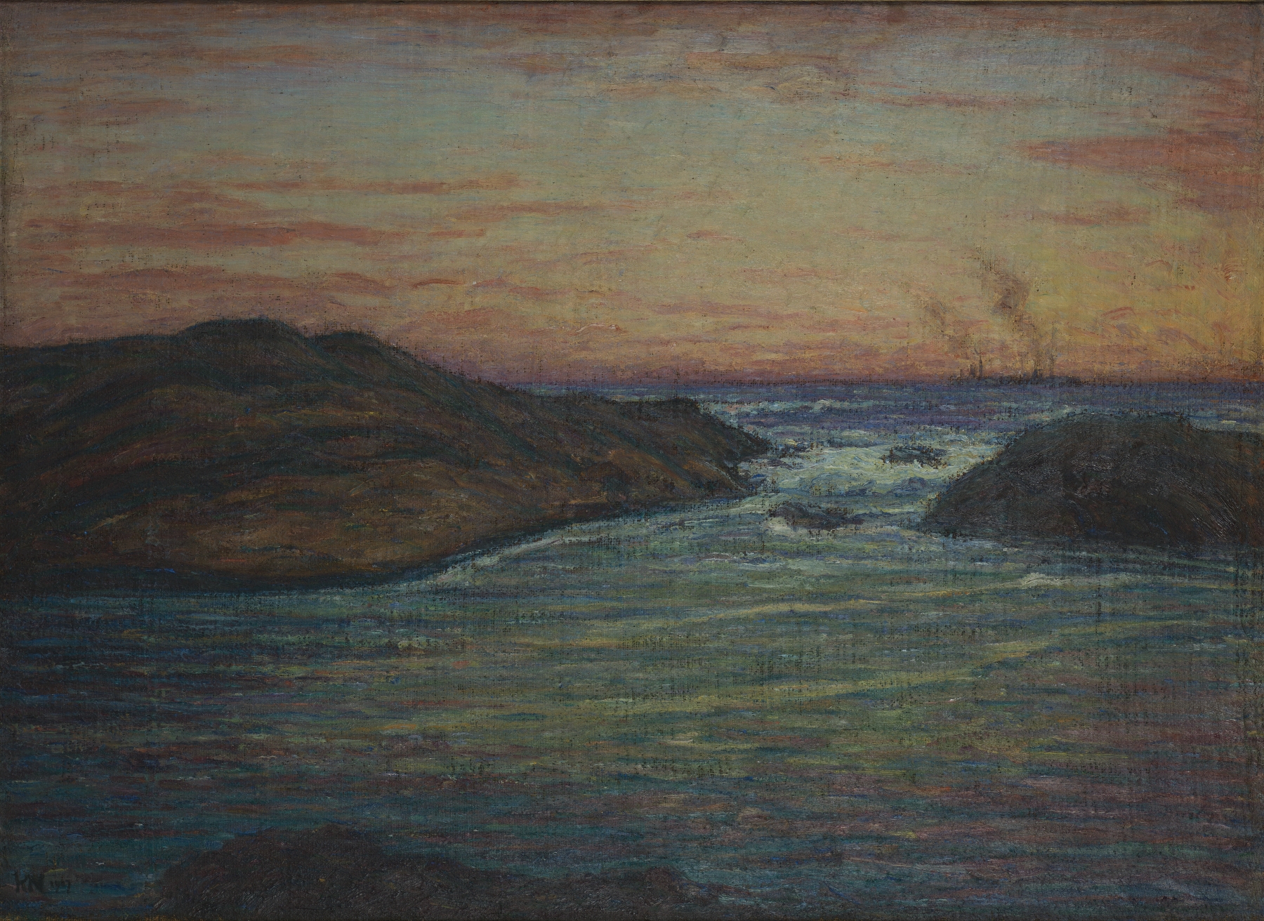 The Surf, by Karl Nordström, public domain