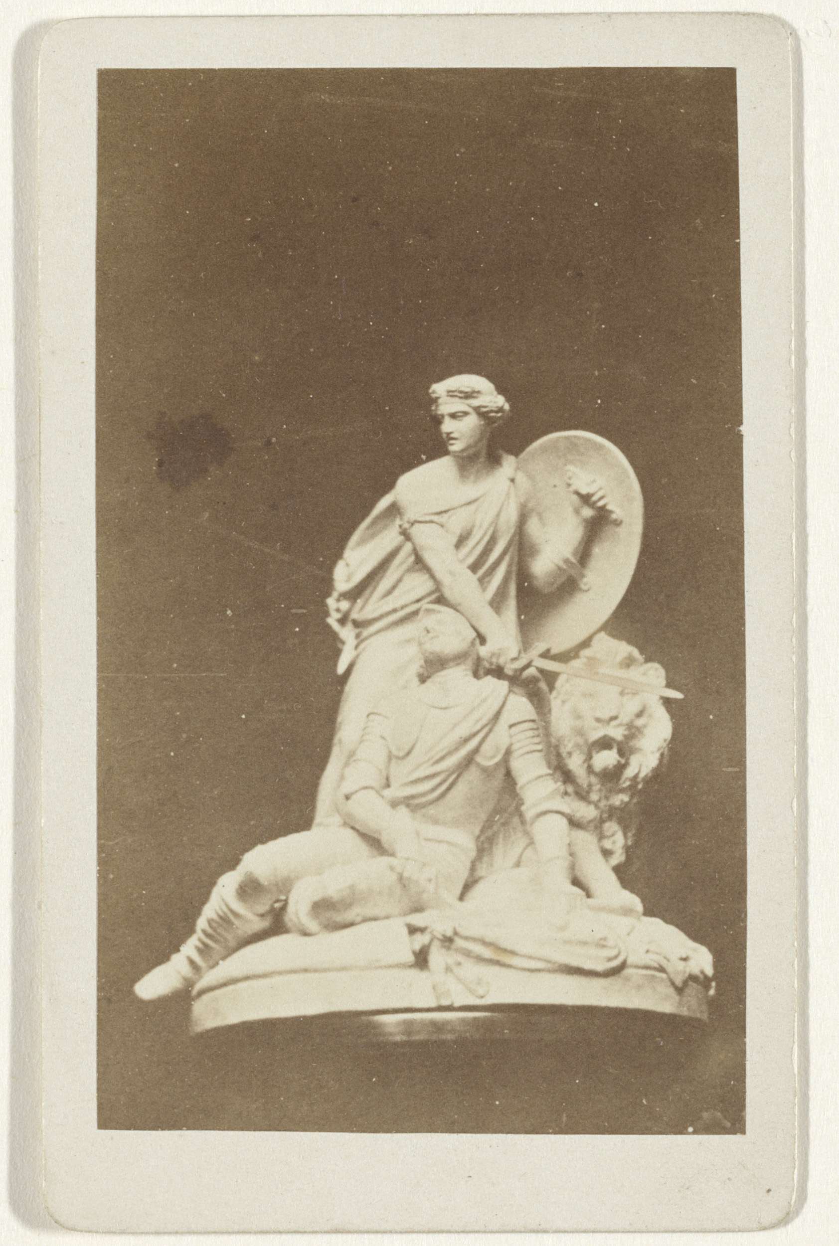 Model voor het monument ter herinnering aan de slag bij Heiligerlee, 1868, by Johannes Hinderikus Egenberger, public domain
