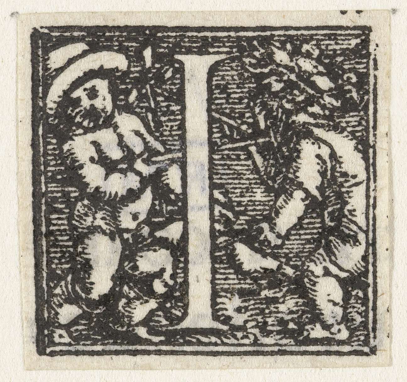Paper artwork by Hans Holbein showing children riding wooden horses