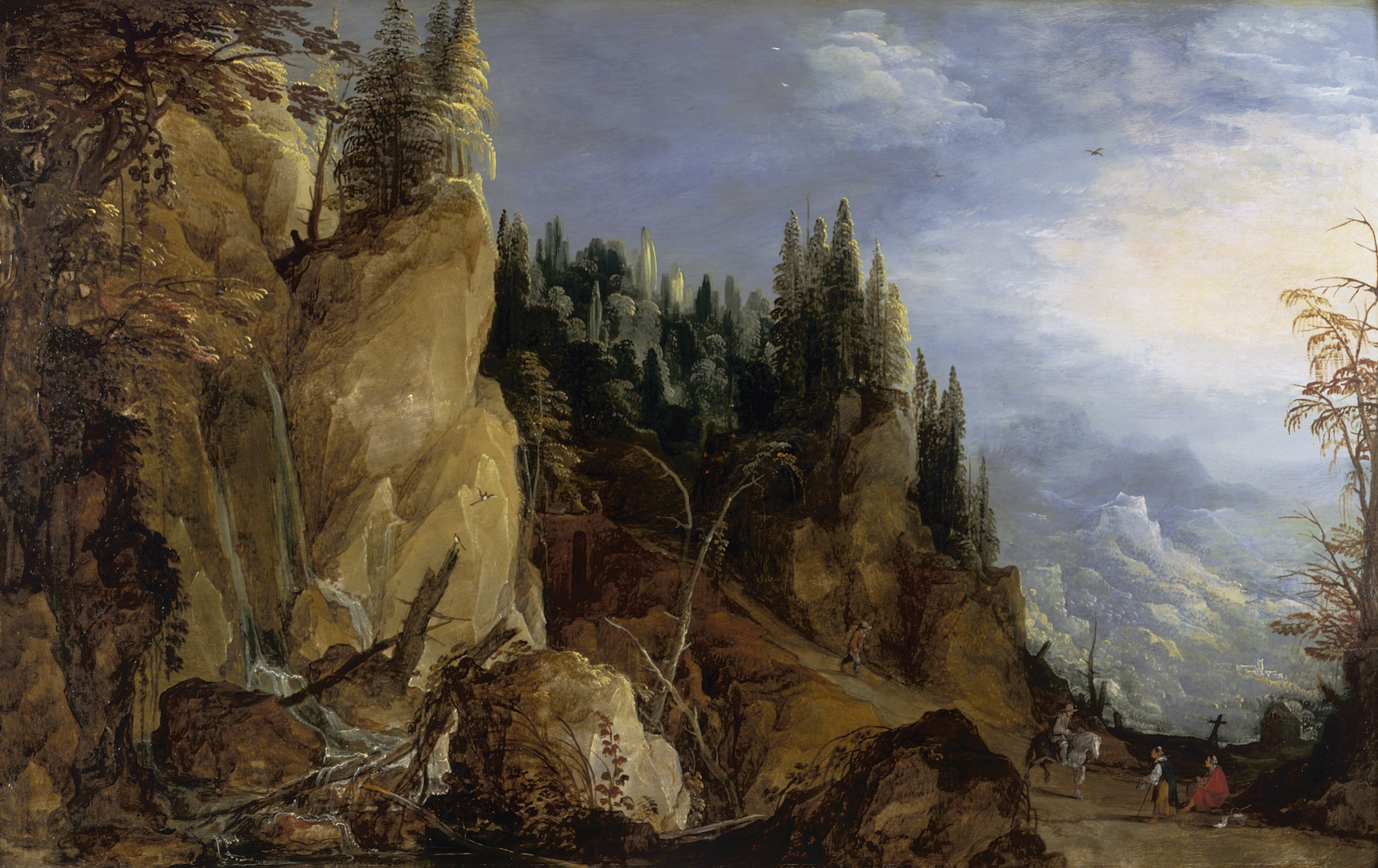 Mountain Landscape, by Joos de Momper, public domain