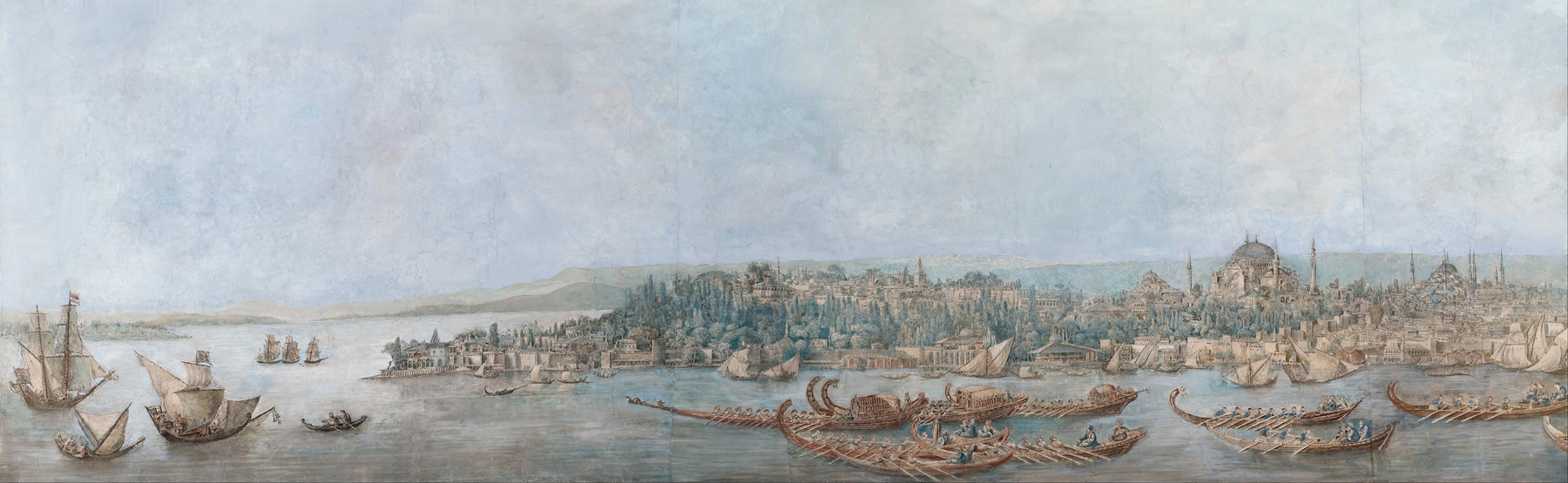 Panorama of Sarayburnu by Louis-François Cassas, medium unknown