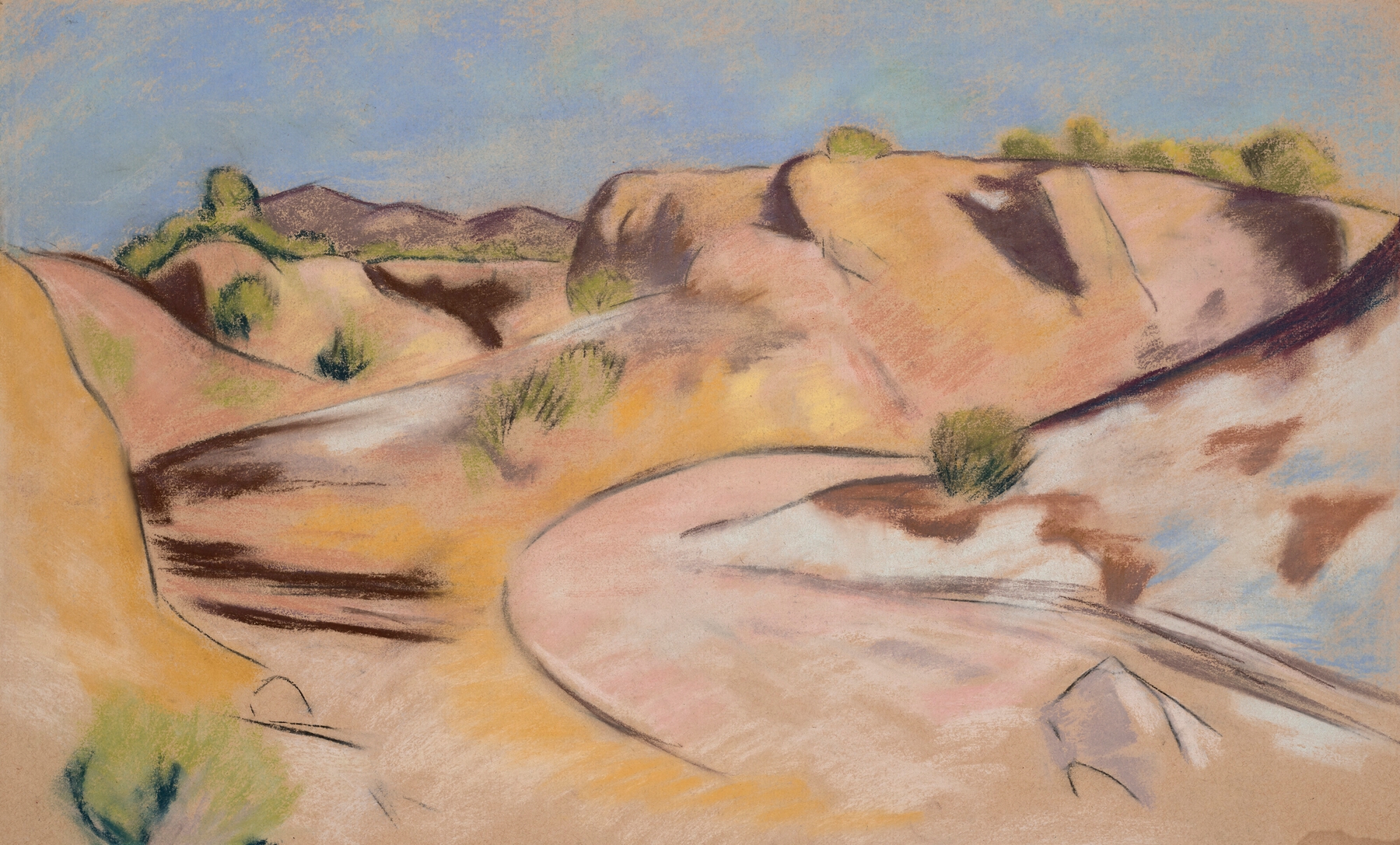 New Mexico, by Marsden Hartley, public domain
