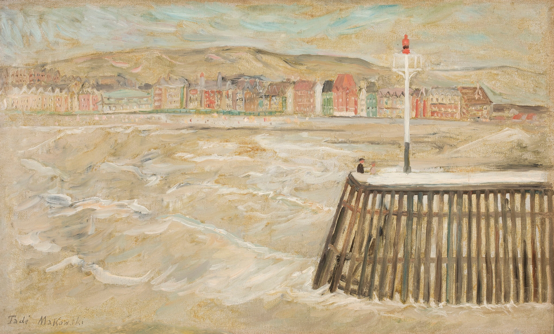 View of the sea, by Tadeusz Makowski, public domain