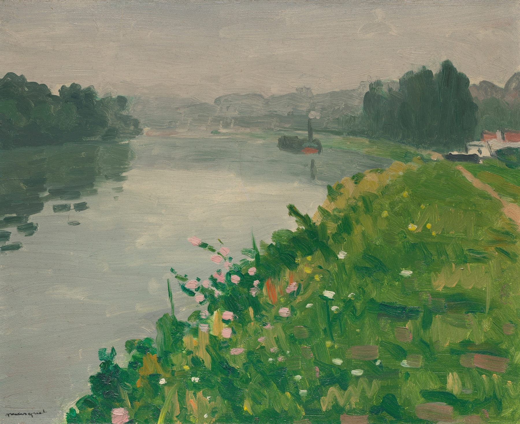 Berge de la Seine à Méricourt, by Albert Marquet, public domain