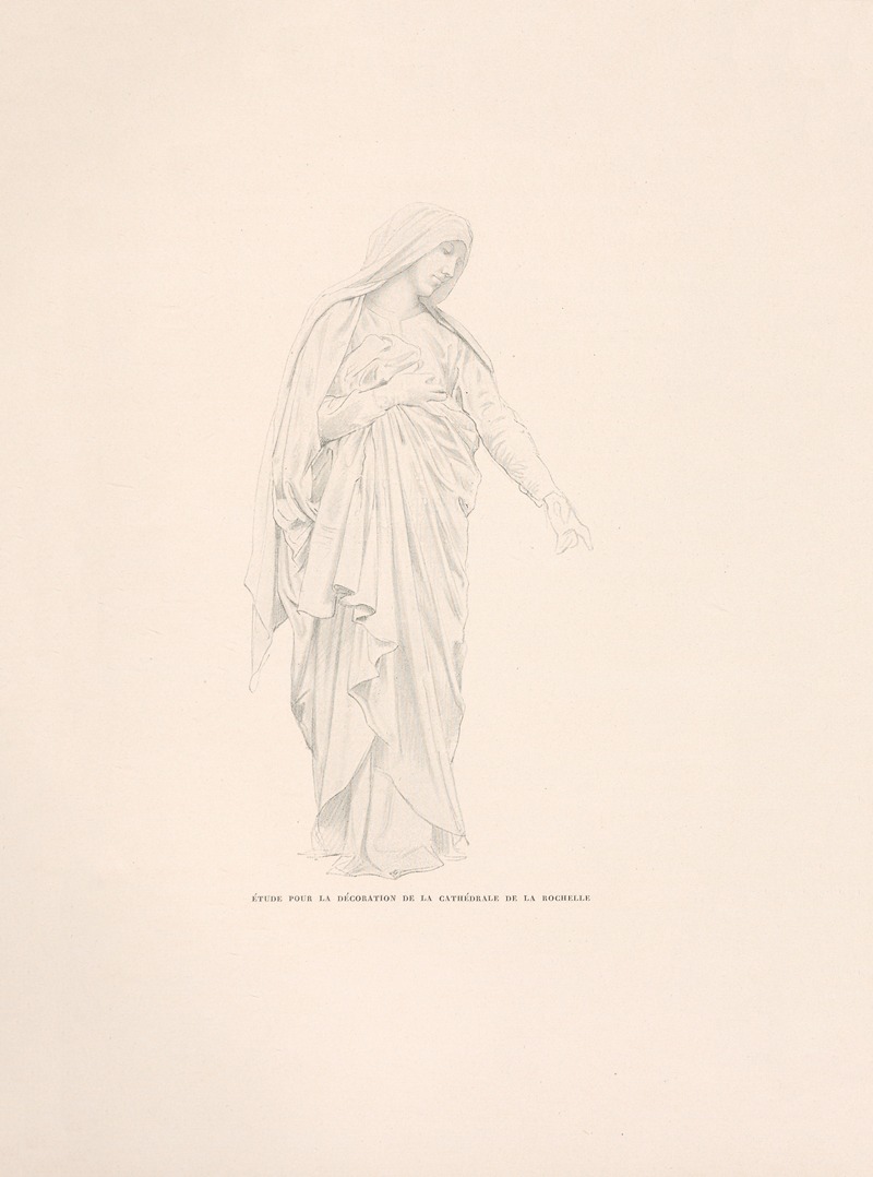Ètude pour la dècoration de la cathèdrale de la Rochelle by William Bouguereau