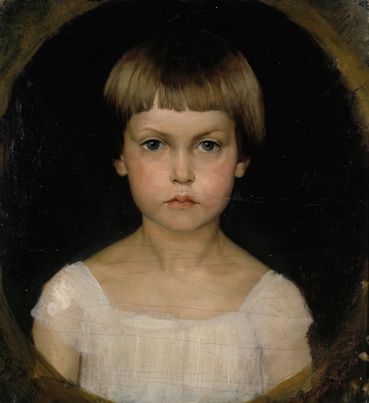 Portrait of Berta Edelfelt by Albert Edelfelt showcases familial connection and artistic skill.