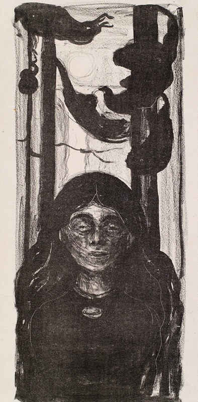Edvard Munch's 'Evening (The Voice)' captures a moment of emotional intensity.