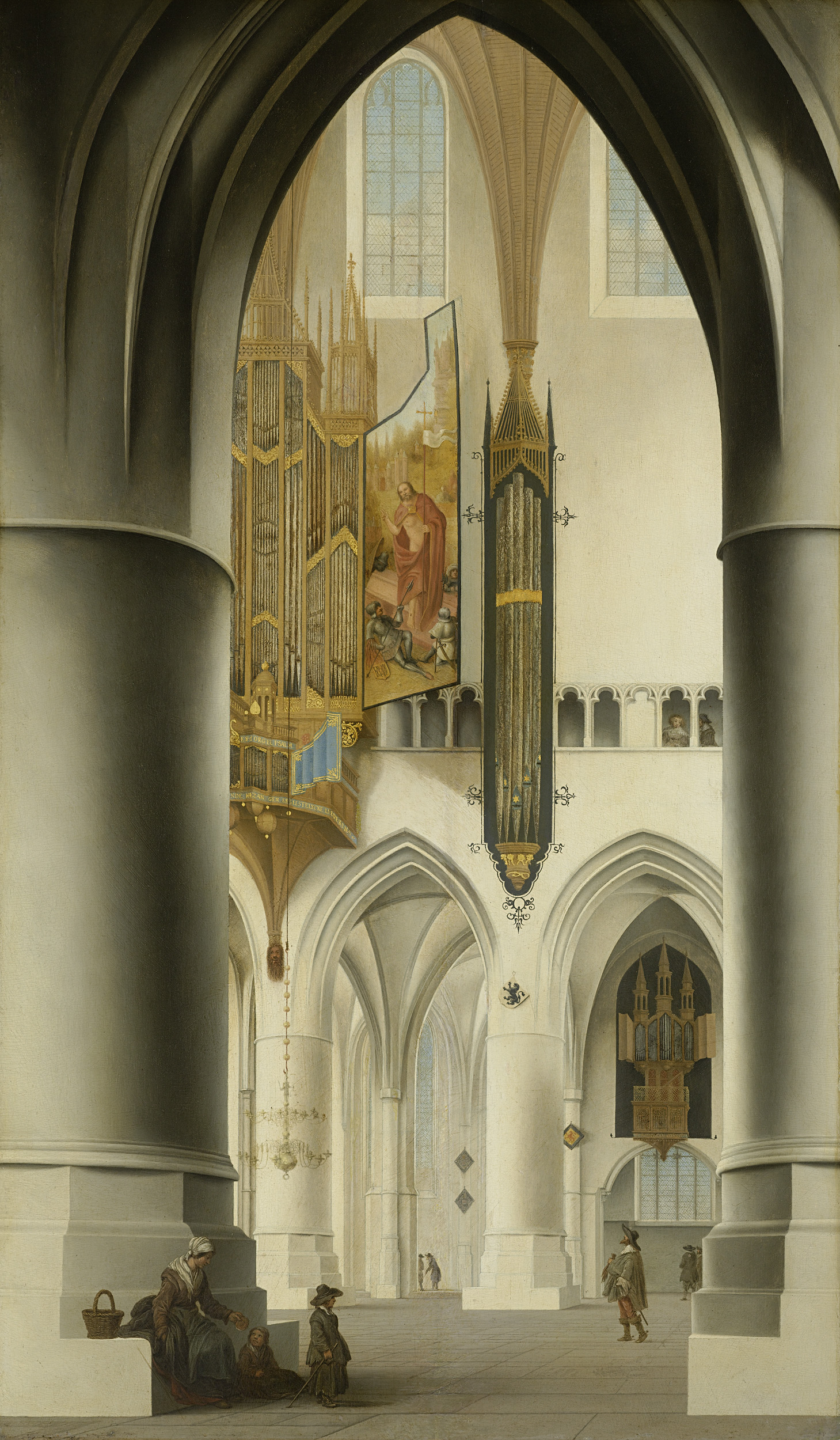 Interior of the Church of St Bavo in Haarlem, by Pieter Jansz Saenredam, public domain