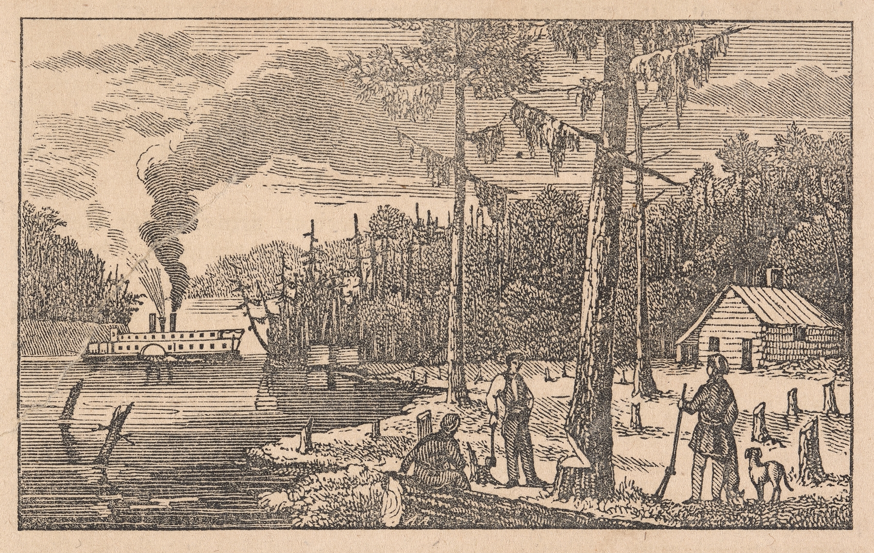 Landscape in Romanticism style by Alexander Anderson, depicting nature and transformation.