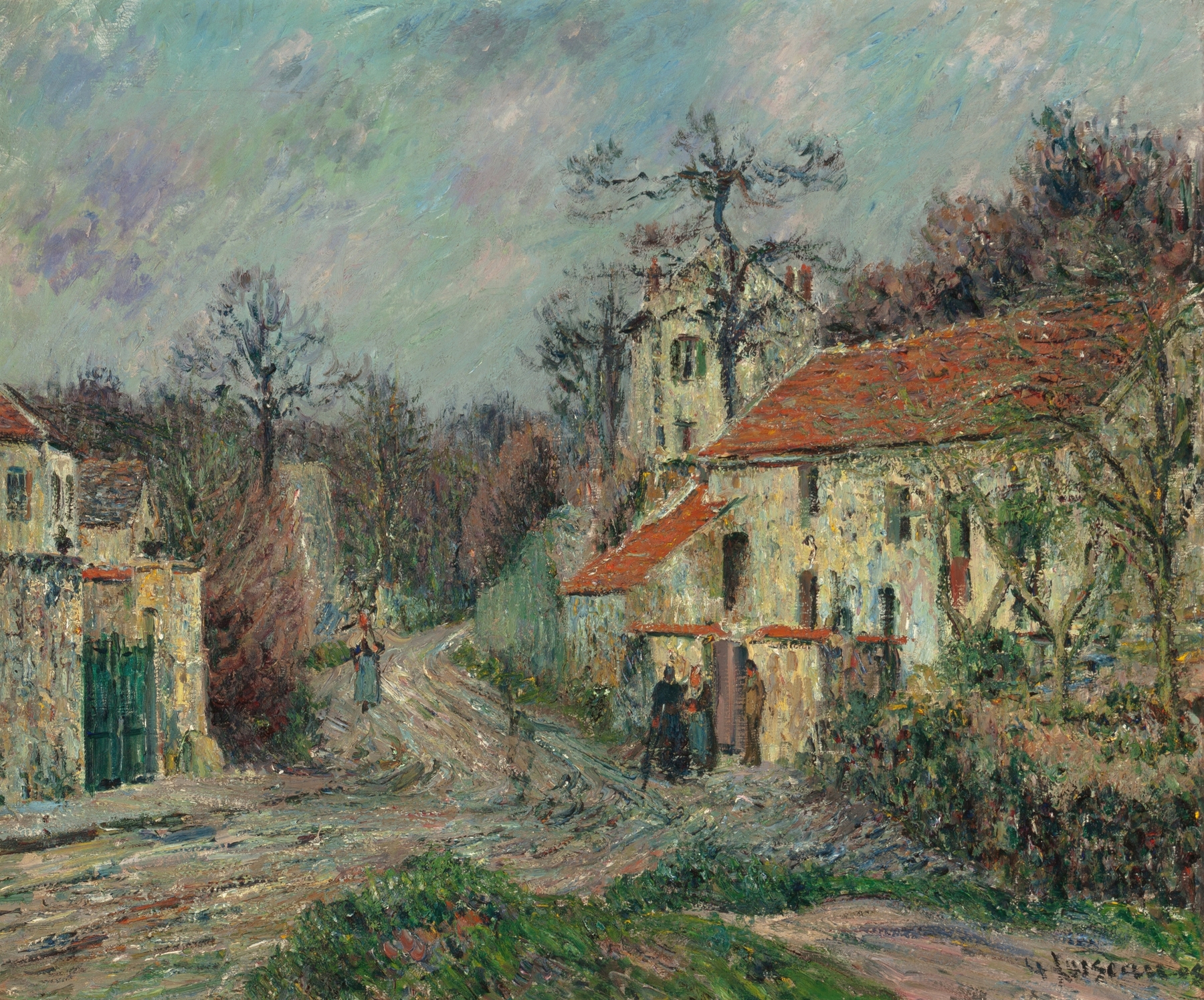 Paysage d’Hiver à Chaponval, by Gustave Loiseau, public domain