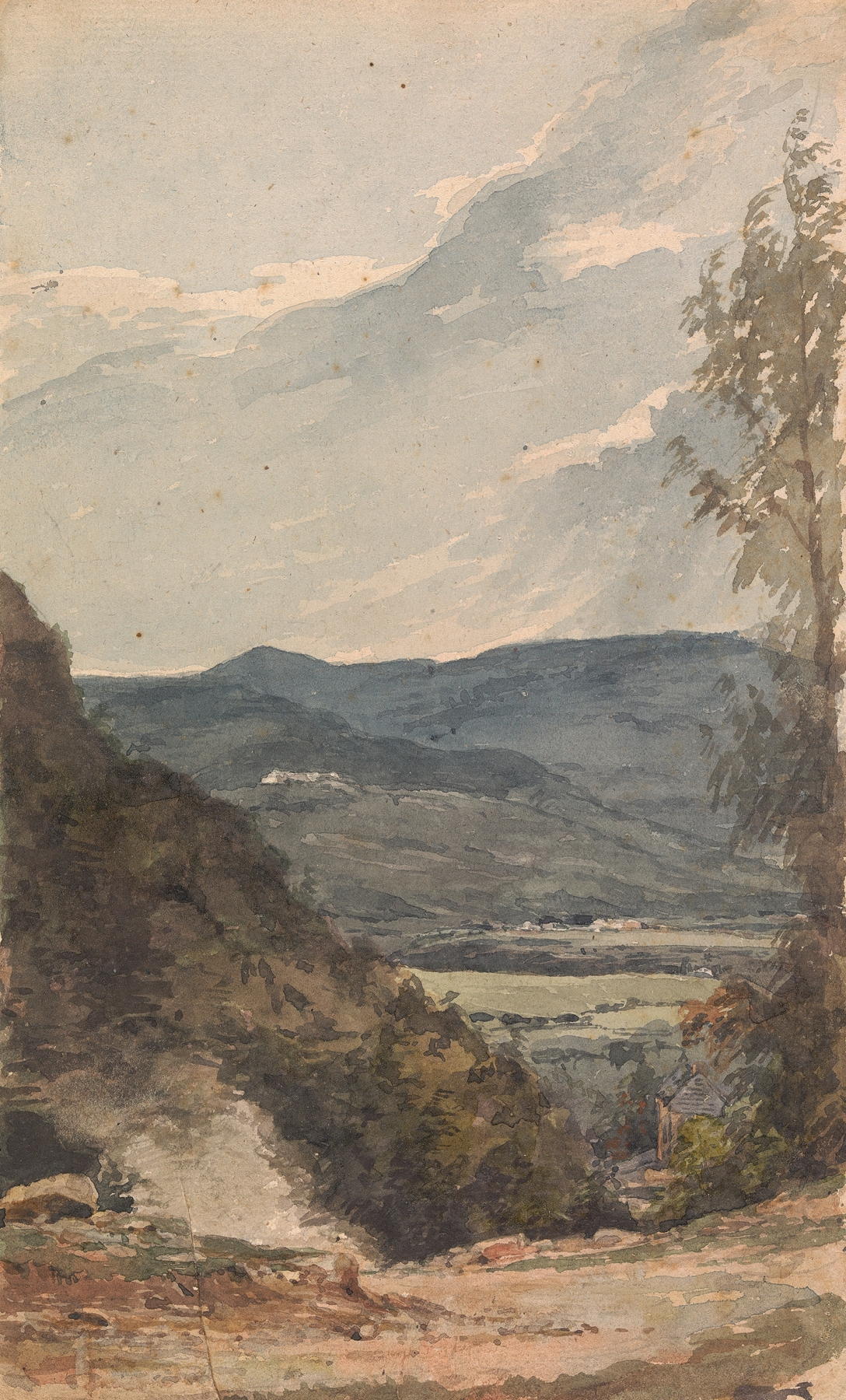 Fort Putnam From Across the River, by Thomas Sully, public domain