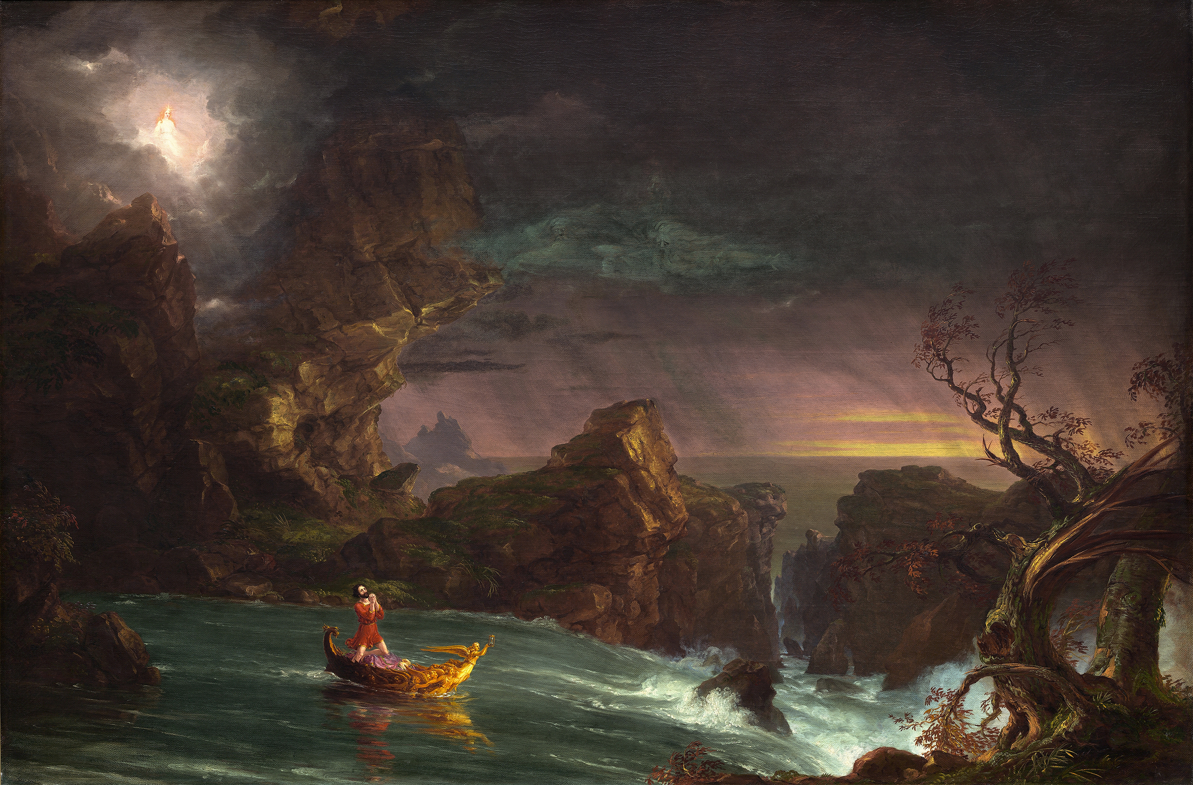 The Voyage of Life – Manhood, by Thomas Cole, public domain