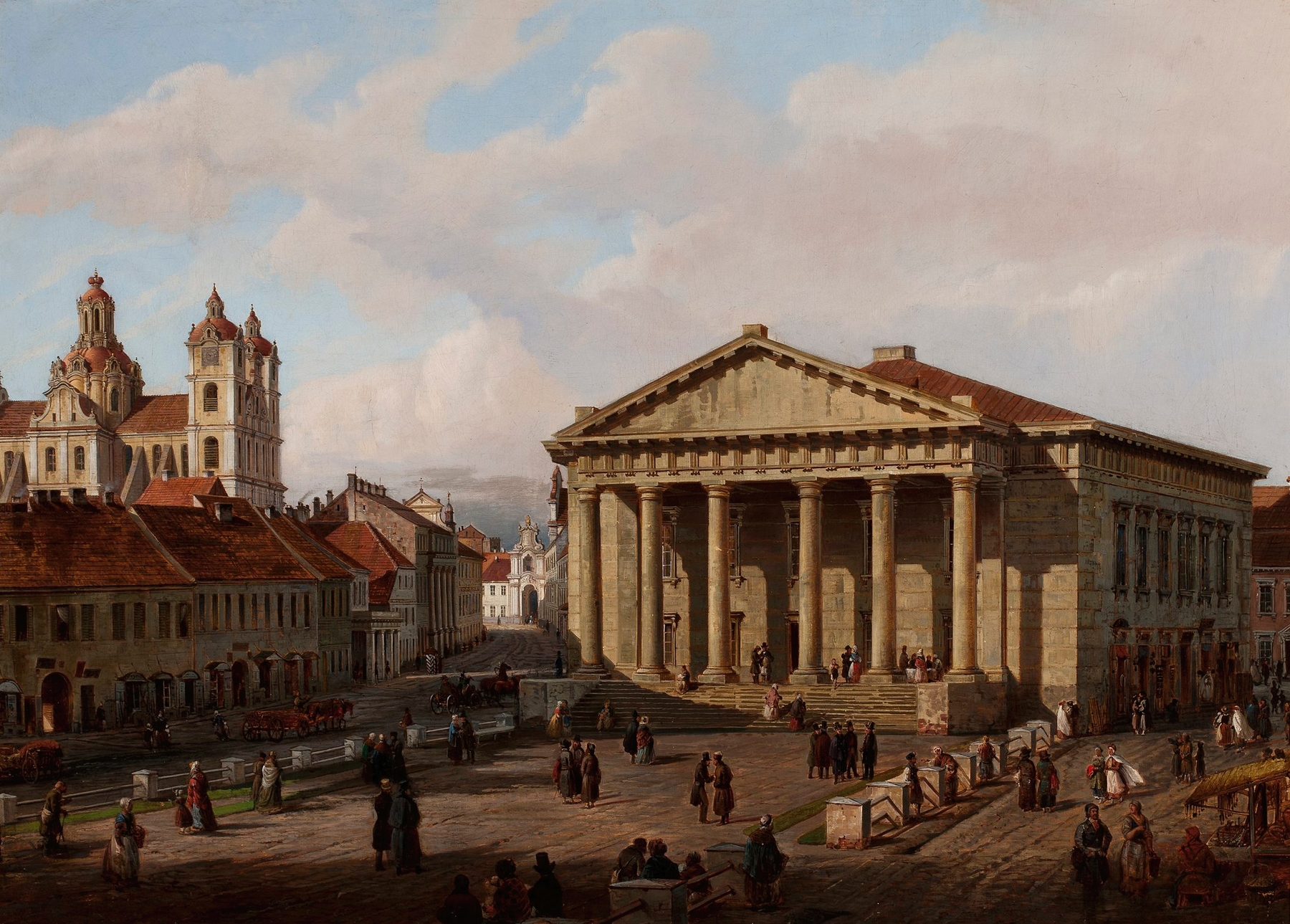 Town hall in Vilnius, by Marcin Zaleski, public domain
