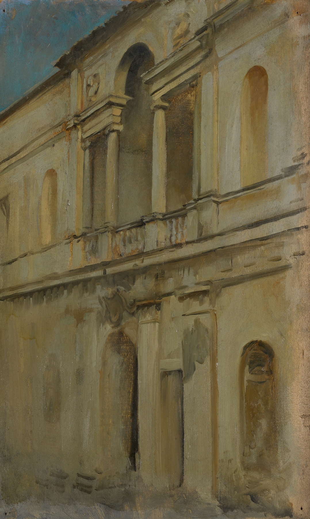 Architectural Study, by Edwin Austin Abbey, public domain