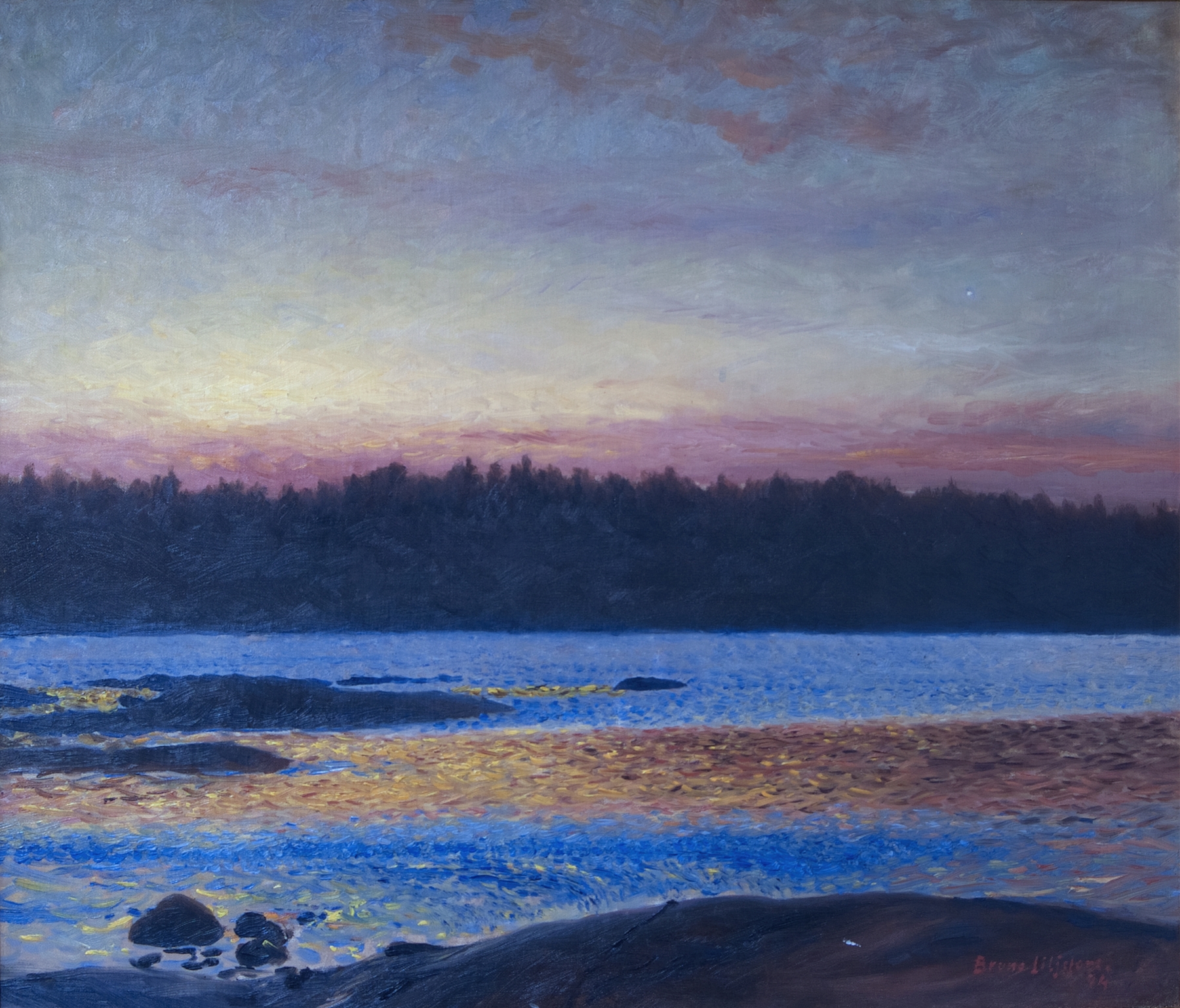 Morning, by Bruno Liljefors, public domain