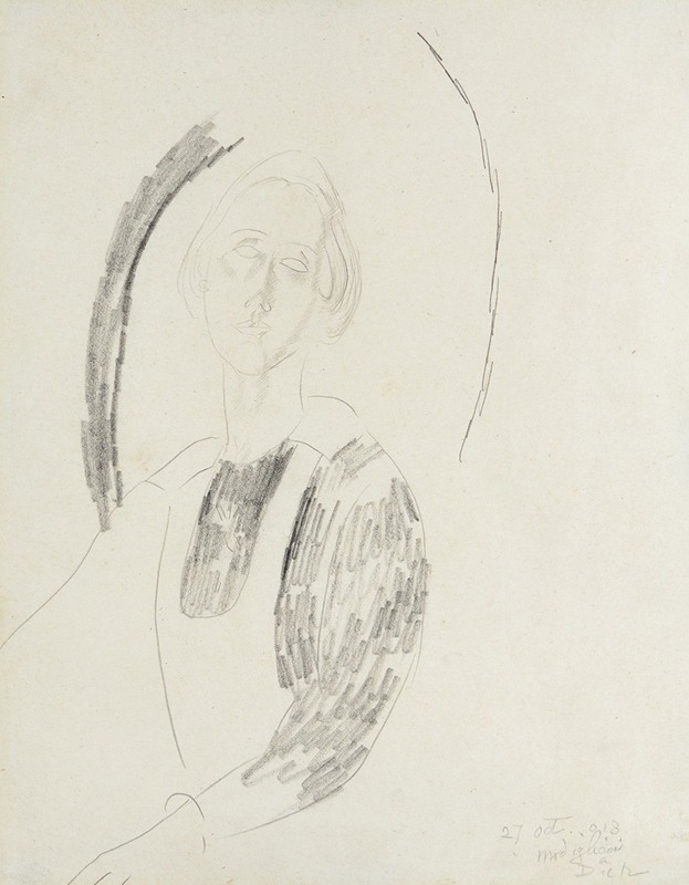 Amedeo Modigliani's portrait of Annie Bjarne showcases his unique style.