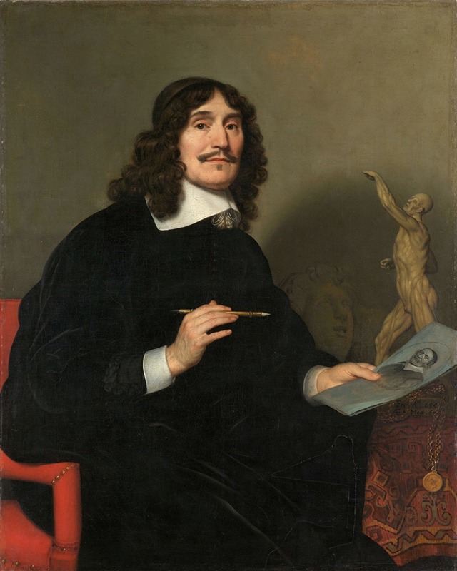 Portrait of an artist by Gerard van Honthorst showcases the artist's skill and style.
