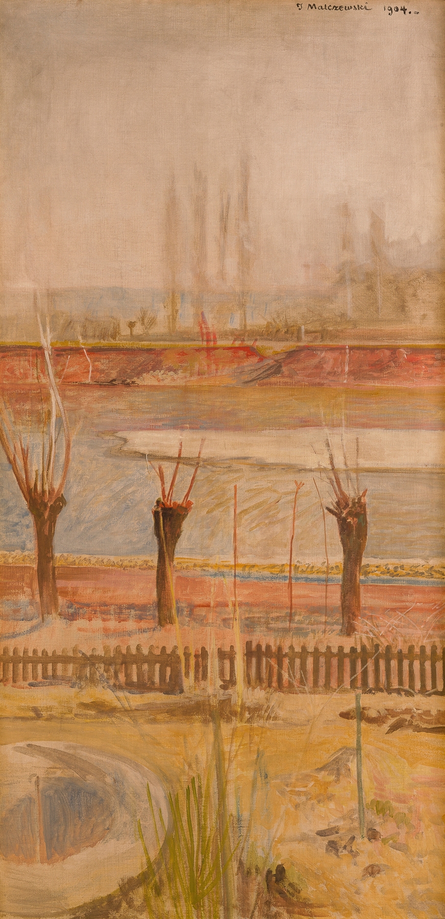 Landscape from the Banks of the Vistula, by Jacek Malczewski, public domain
