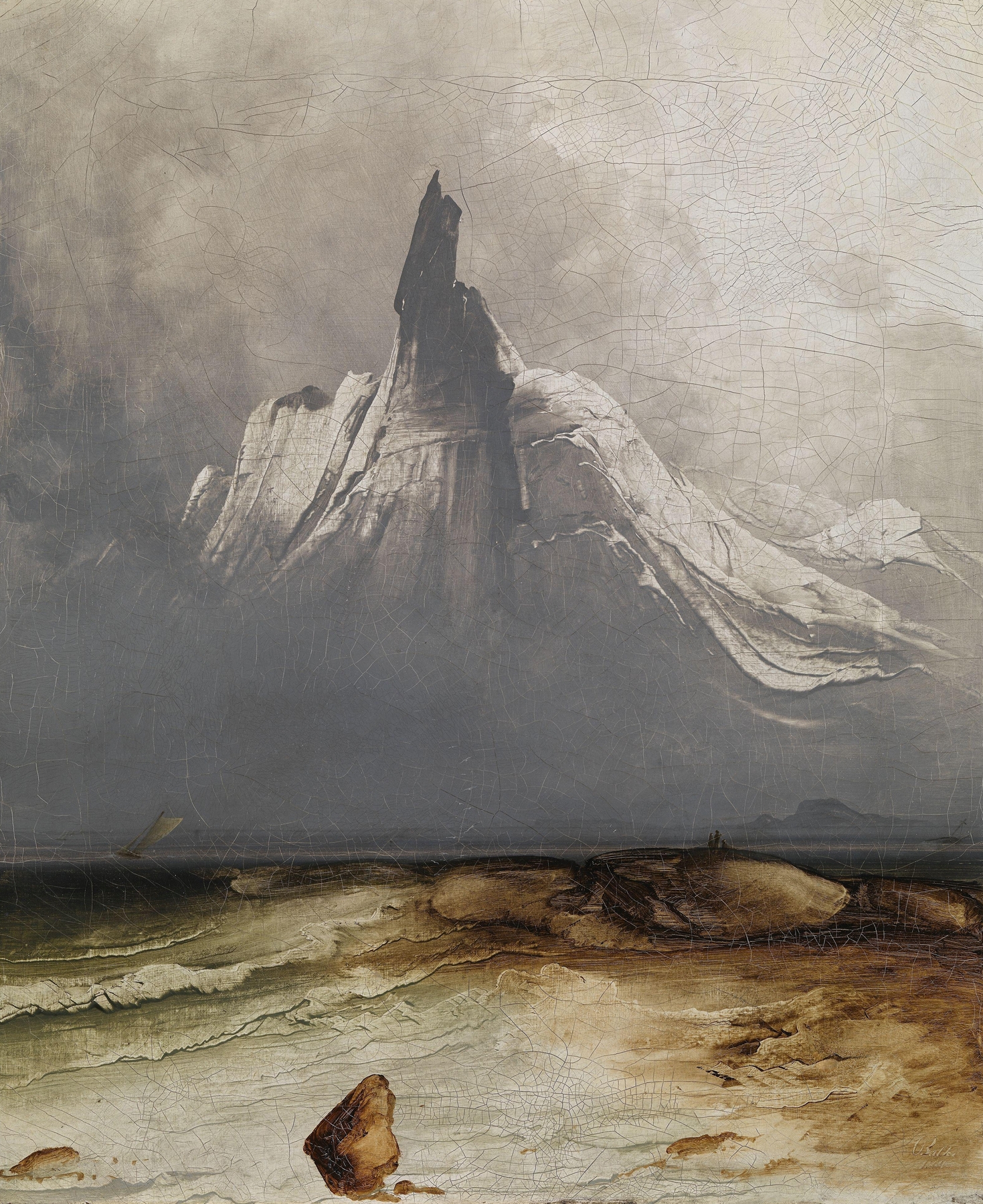 Stetind in Fog, by Peder Balke, public domain