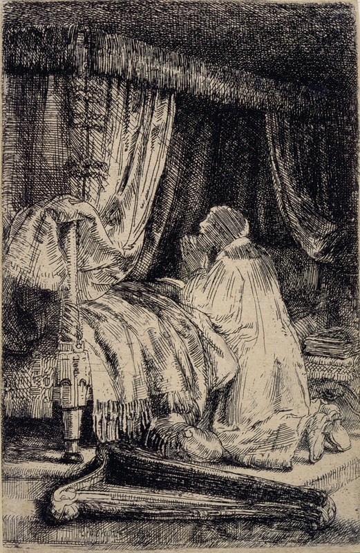 Rembrandt's 'David in Prayer' captures a moment of deep contemplation.
