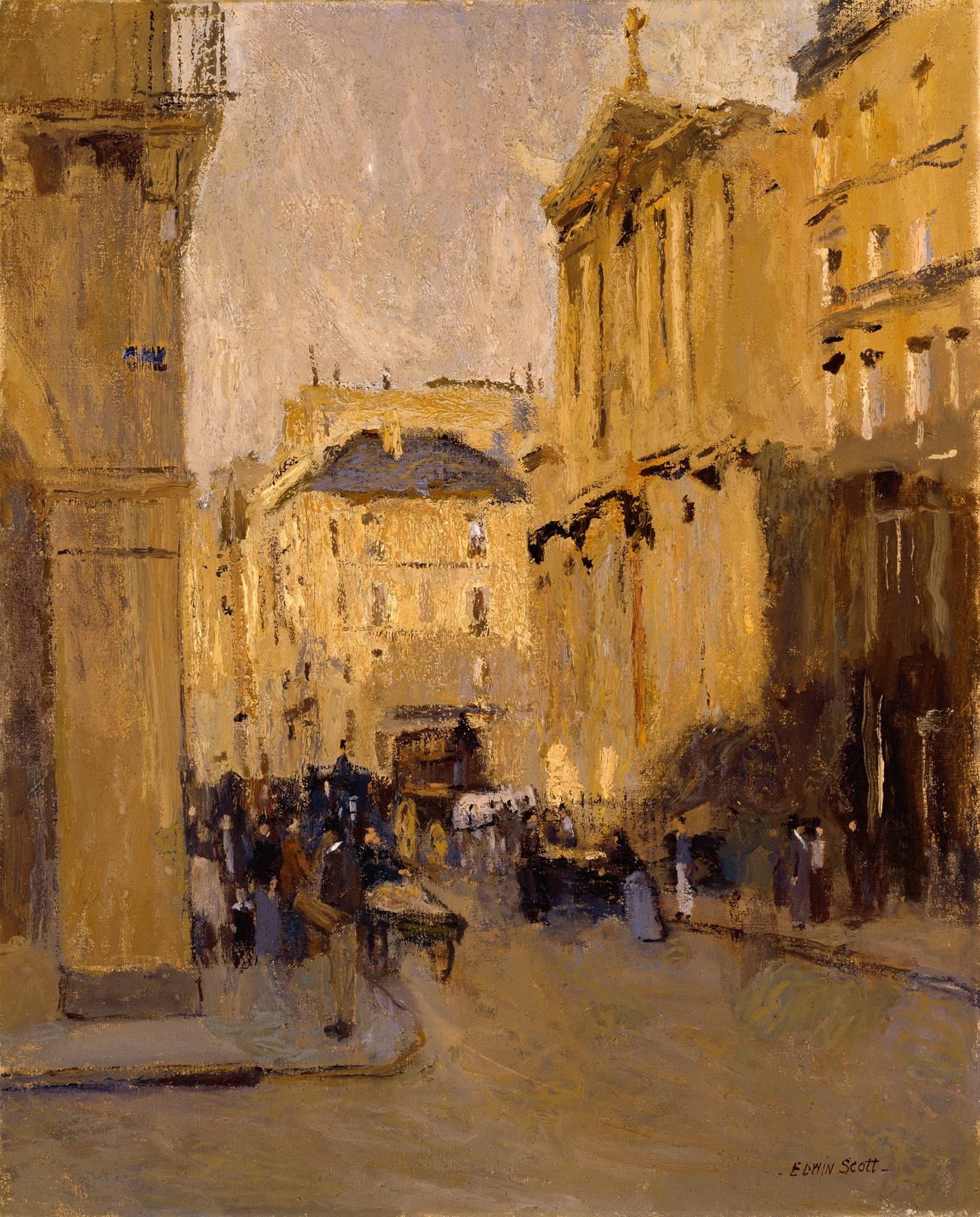Saint Roche, Rue Saint Honore, by Frank Edwin Scott, public domain