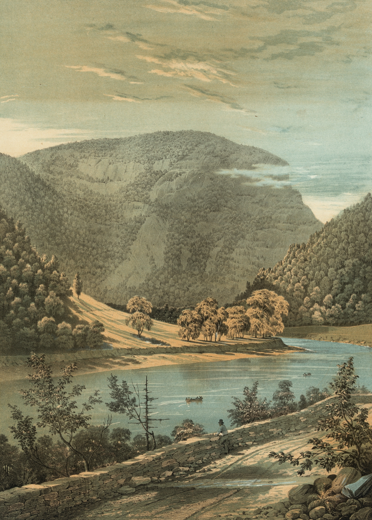 Delaware Water Gap., by James Fuller Queen, public domain