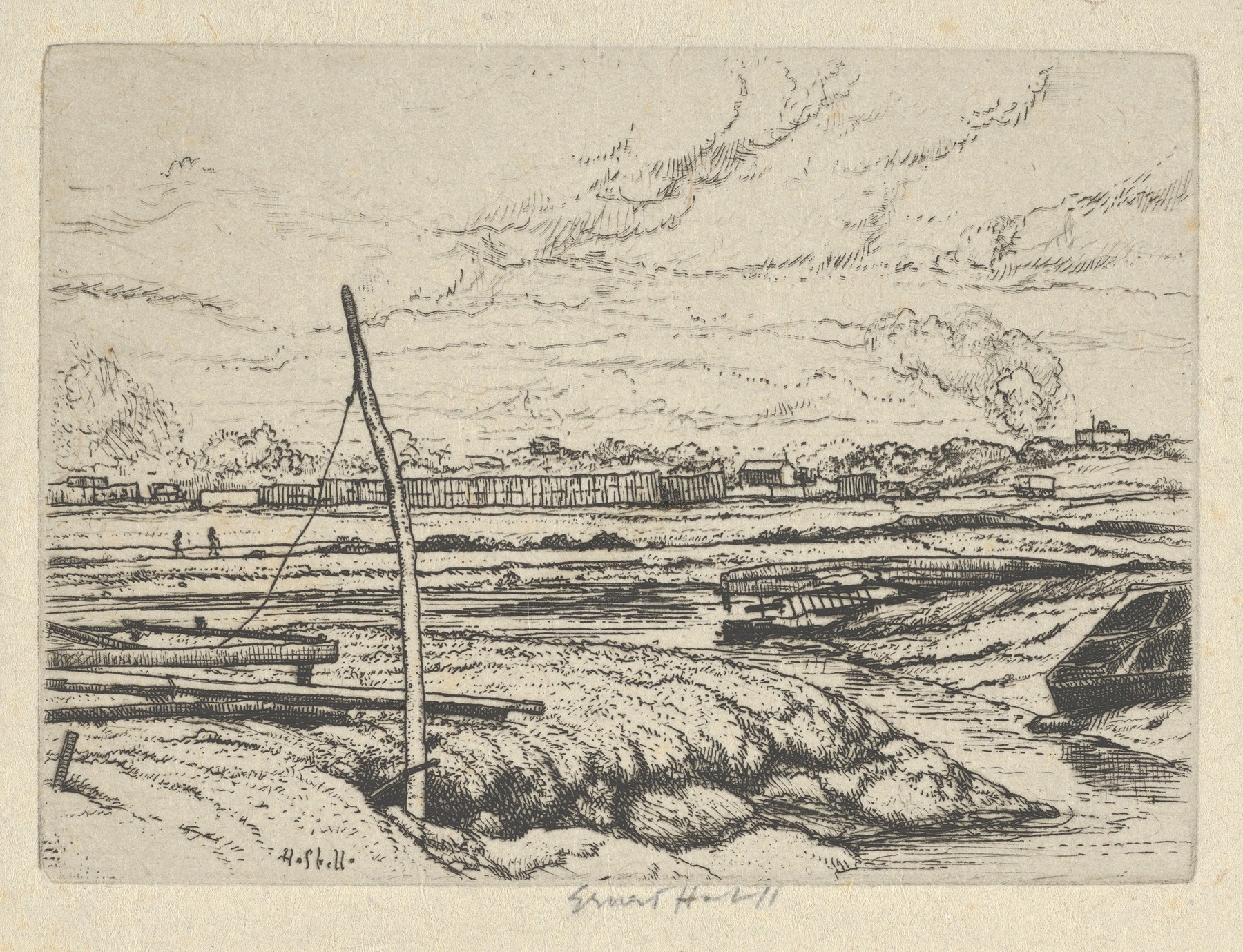 Long Island Marshes, by Ernest Haskell, public domain