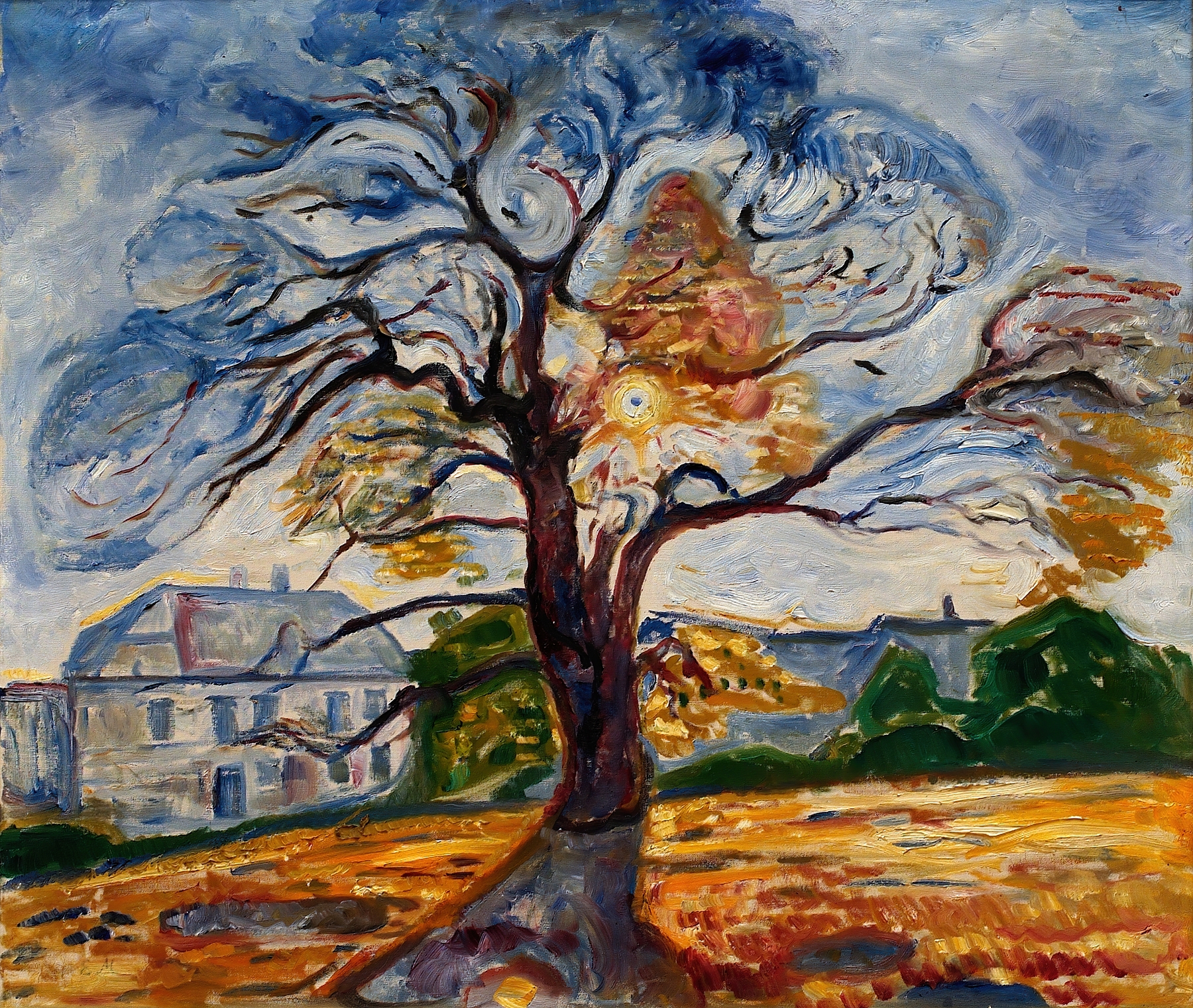 The Oak, by Edvard Munch, public domain