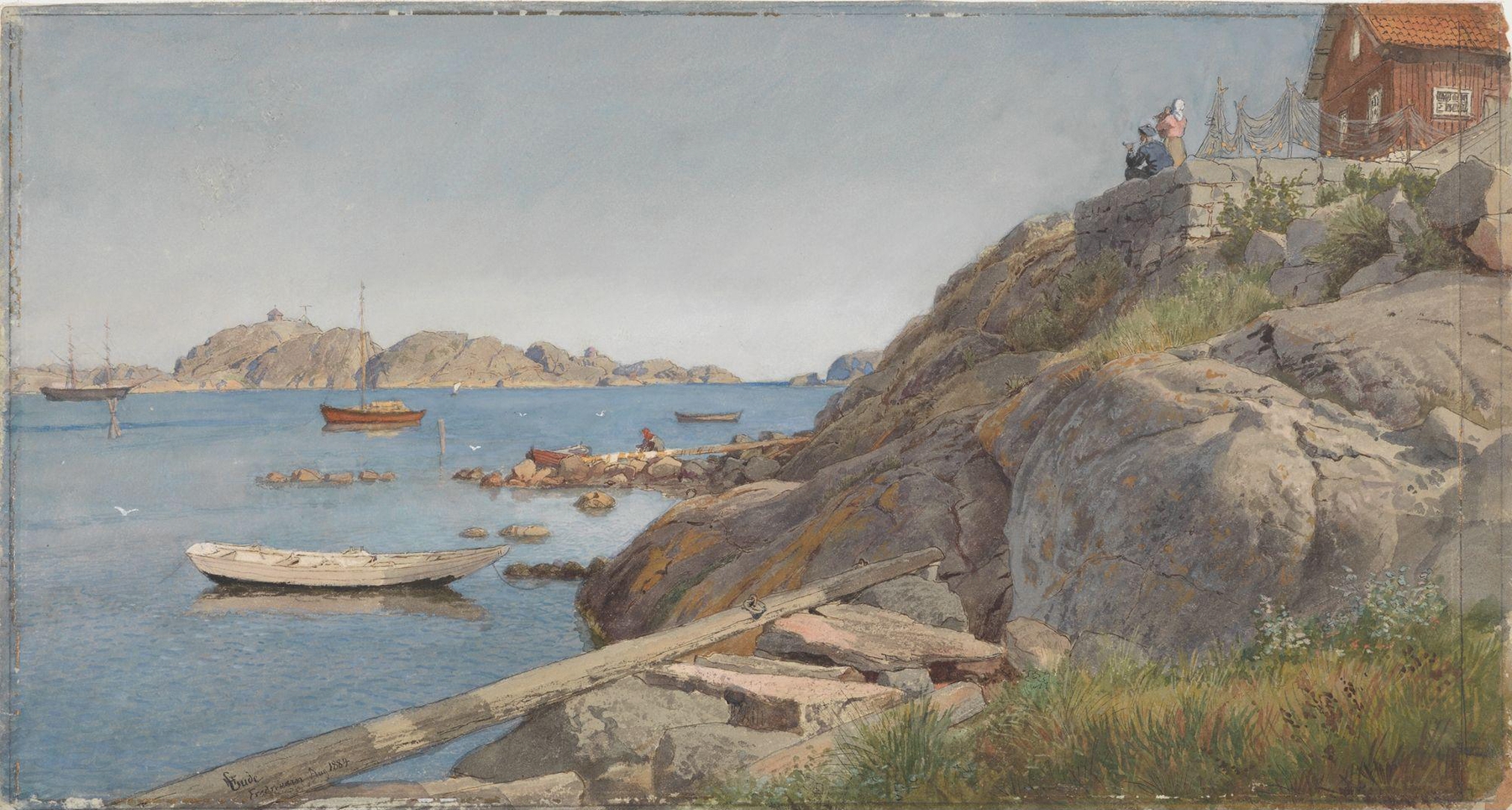 Landscape by Stavern, by Hans Gude, public domain