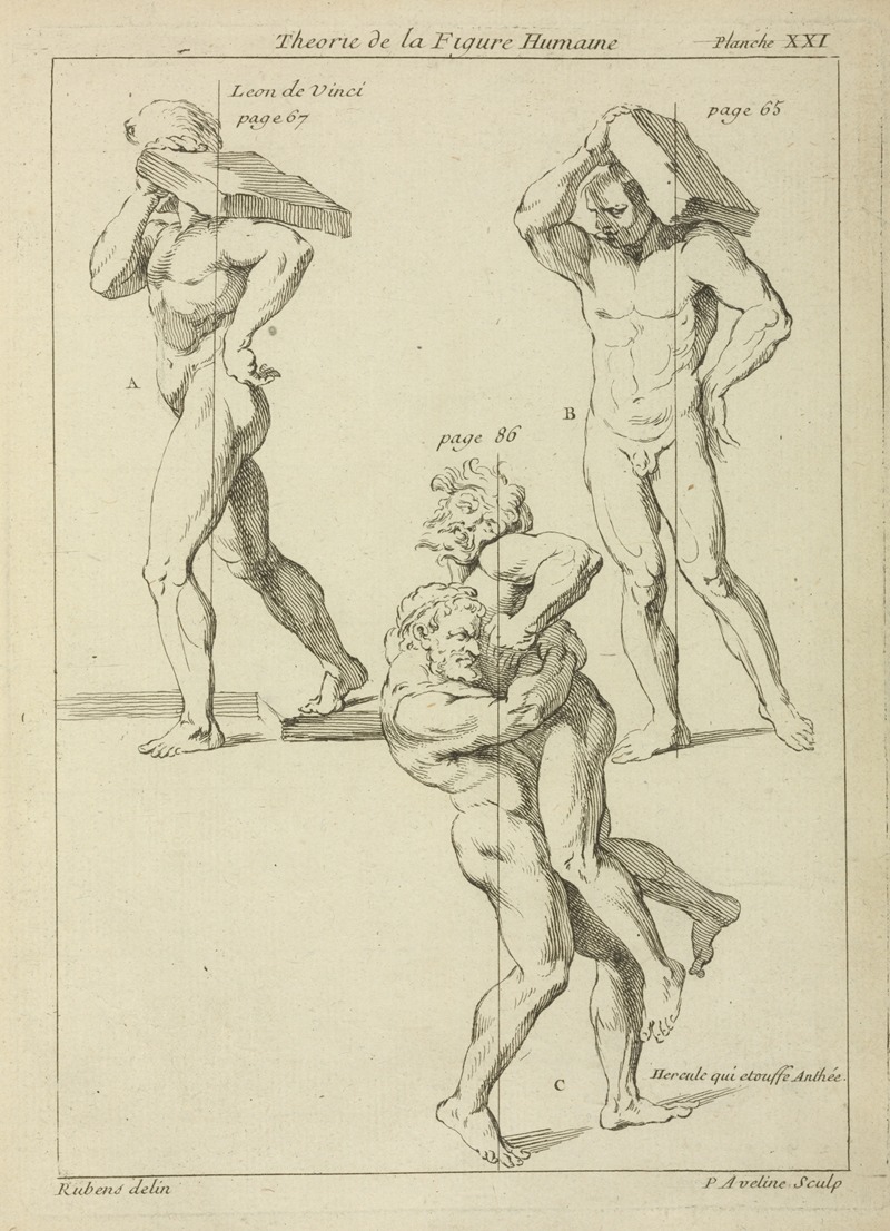 This painting by Rubens depicts four male figures engaged in dynamic activities.