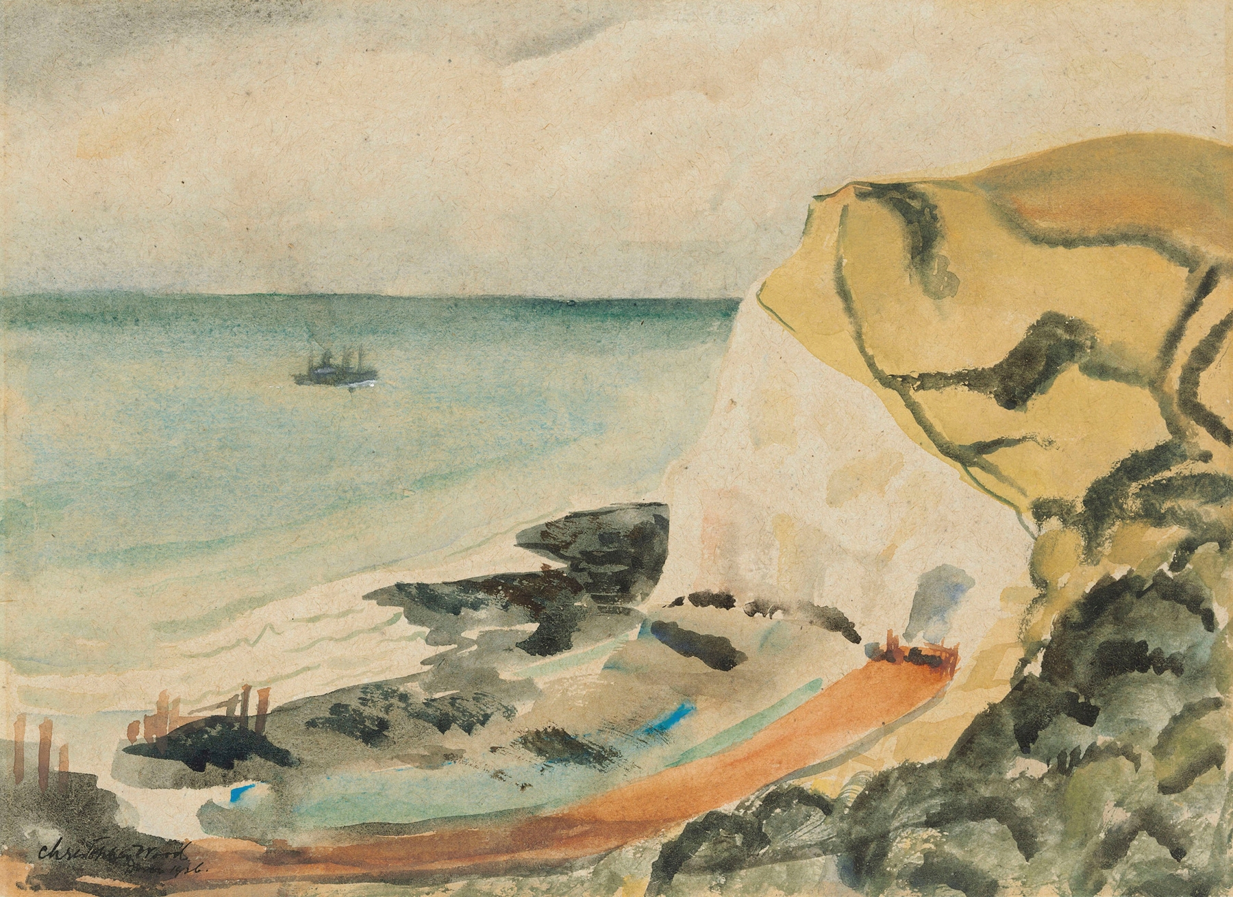 Dover, by Christopher Wood, public domain