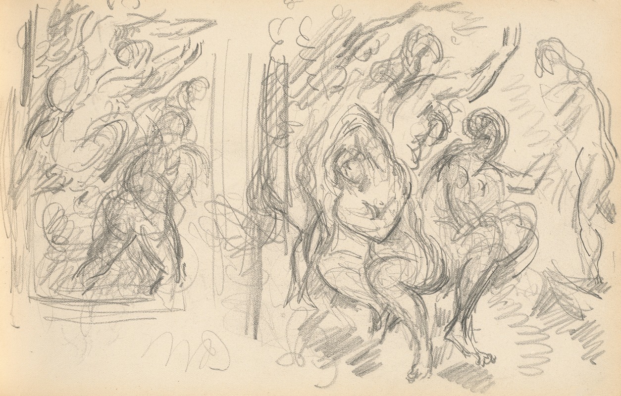 Cézanne's 'Two Studies for ‘The Judgement of Paris’ or ‘The Amorous Shepherd’' showcases his unique approach to form and color.