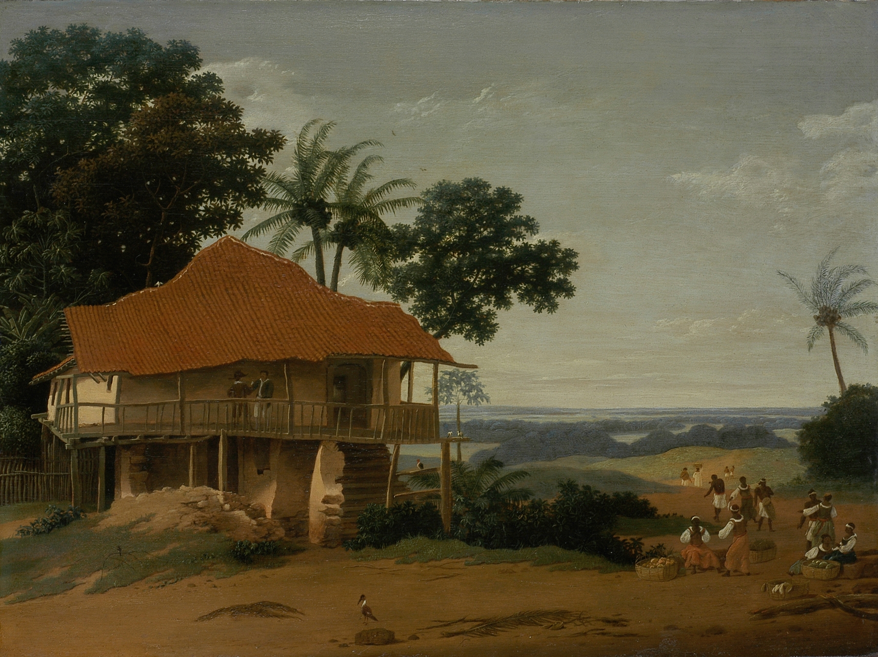 Brazilian Landscape with a Worker’s House, by Frans Post, public domain