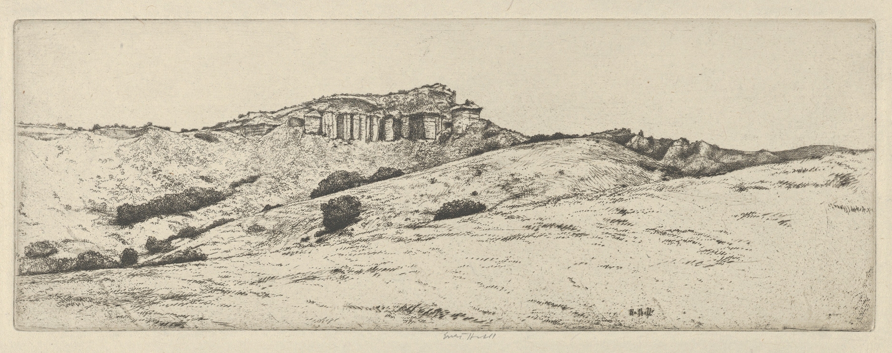 Castles and Hills, by Ernest Haskell, public domain